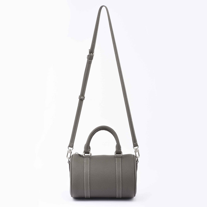 PRE ORDER - Graphite Grey Togo Leather - Mini Boston bag