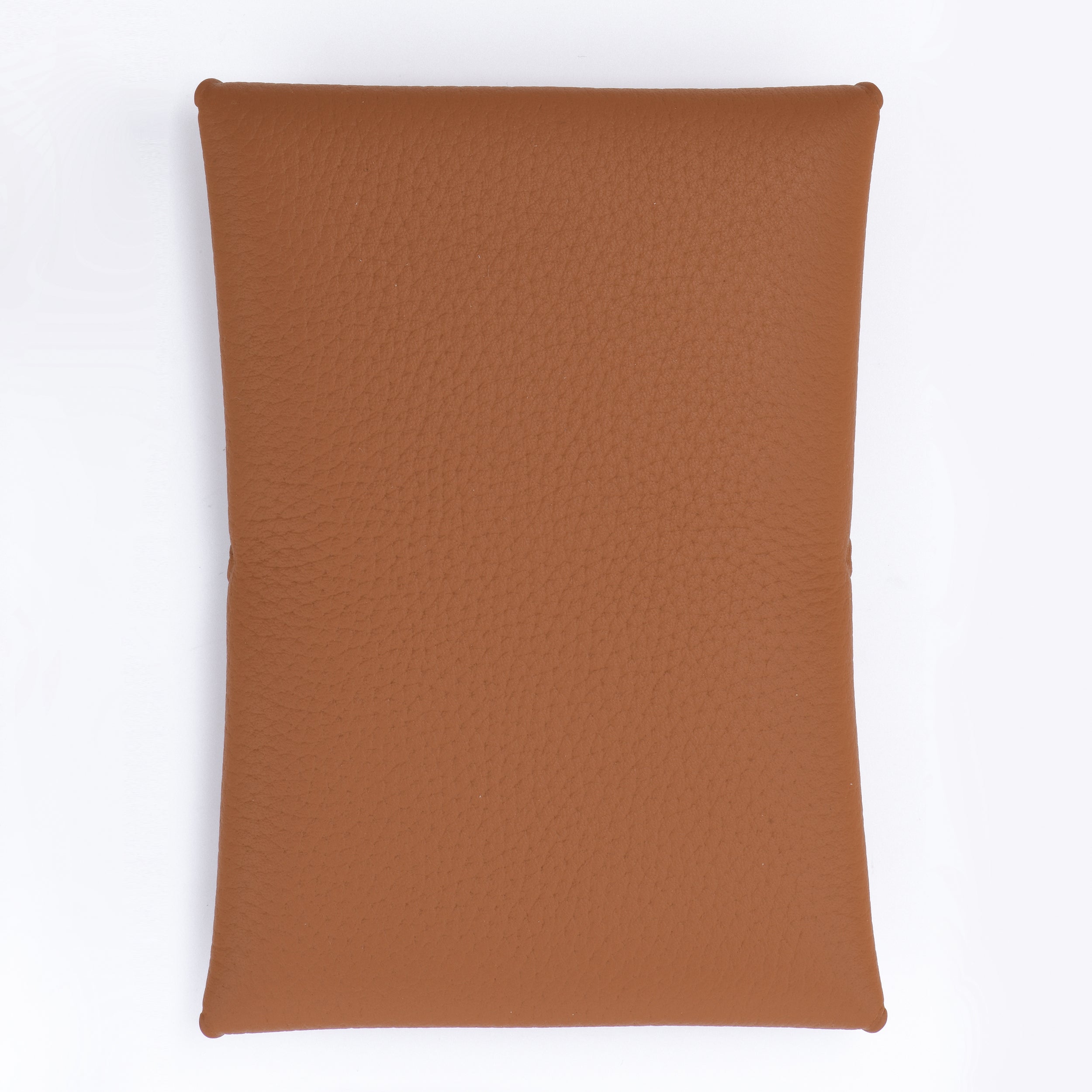 TOGO LEATHER "CORSICA" CARD HOLDER - BROWN / BURGUNDY / NAVY