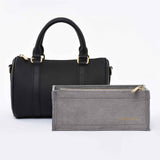 Black Grained leather  - Mini Boston bag