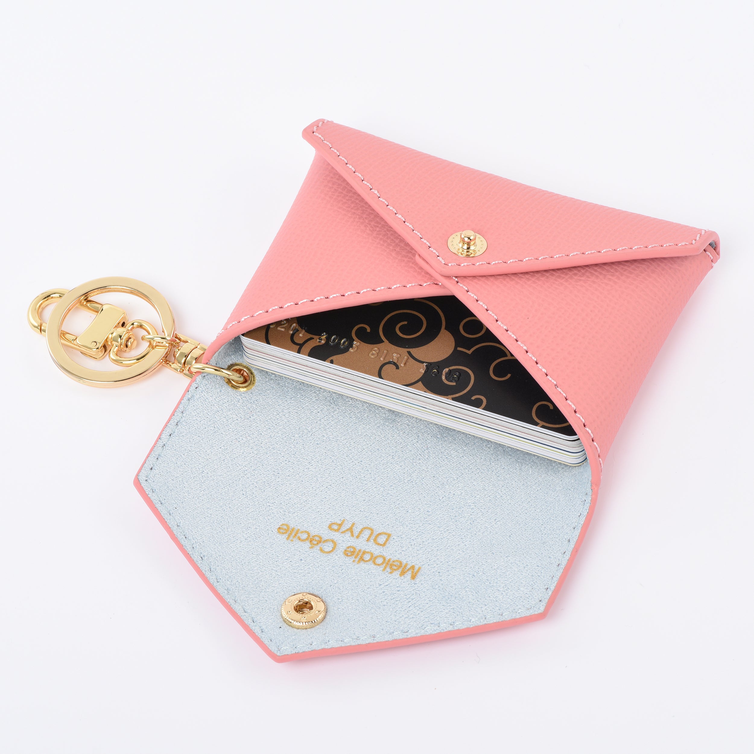 LIMITED EDITION - SAKURA PINK / BLUE - MINI ENVELOPE BAG CHARM CARD HOLDER