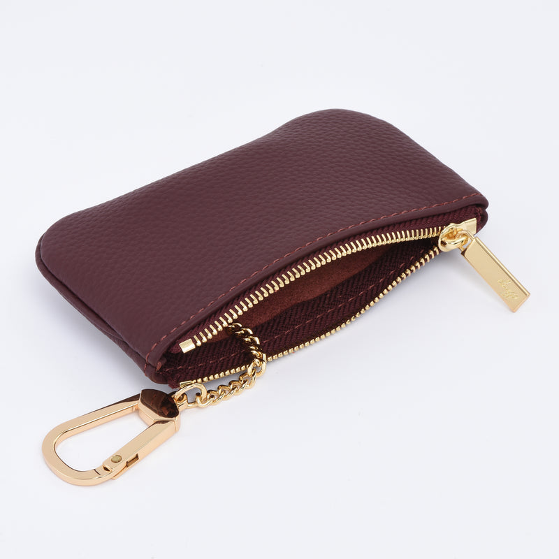 Togo Leather Key pouch - 13 Colors (Gold Hardware)