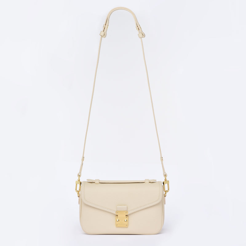 PRE ORDER Buttercream Togo Leather - "Le Petit Paris15" Crossbody bag