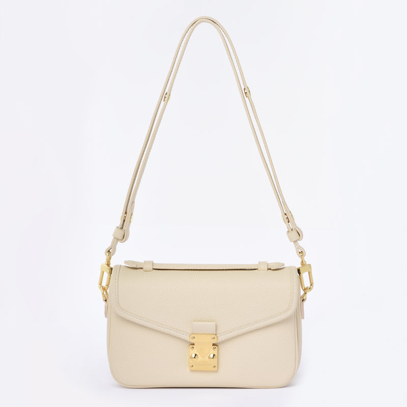 PRE ORDER Buttercream Togo Leather - "Le Petit Paris15" Crossbody bag