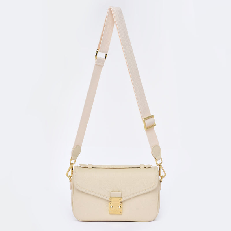 PRE ORDER Buttercream Togo Leather - "Le Petit Paris15" Crossbody bag