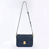 PRE ORDER "Navy" Togo Leather - "Paris15" Satchel Crossbody bag