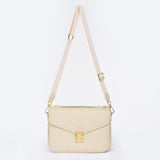 PRE ORDER "Buttercream" Togo Leather - "Paris15" Satchel Crossbody bag