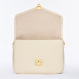 PRE ORDER "Buttercream" Togo Leather - "Paris15" Satchel Crossbody bag