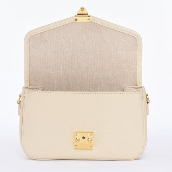 PRE ORDER Buttercream Togo Leather - "Le Petit Paris15" Crossbody bag