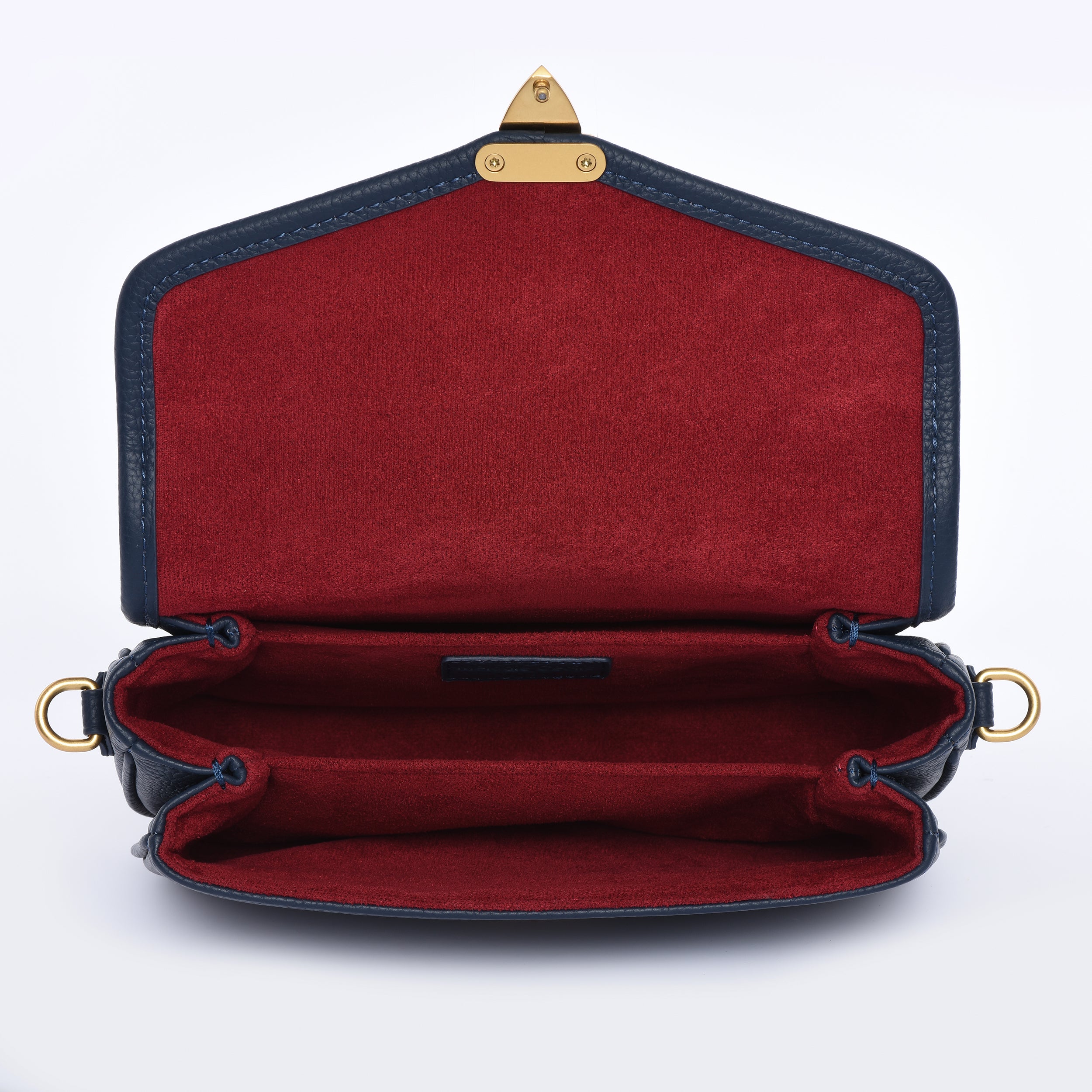 Navy Togo Leather - "Le Petit Paris15" Crossbody bag