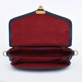 PRE ORDER Navy Togo Leather - "Le Petit Paris15" Crossbody bag