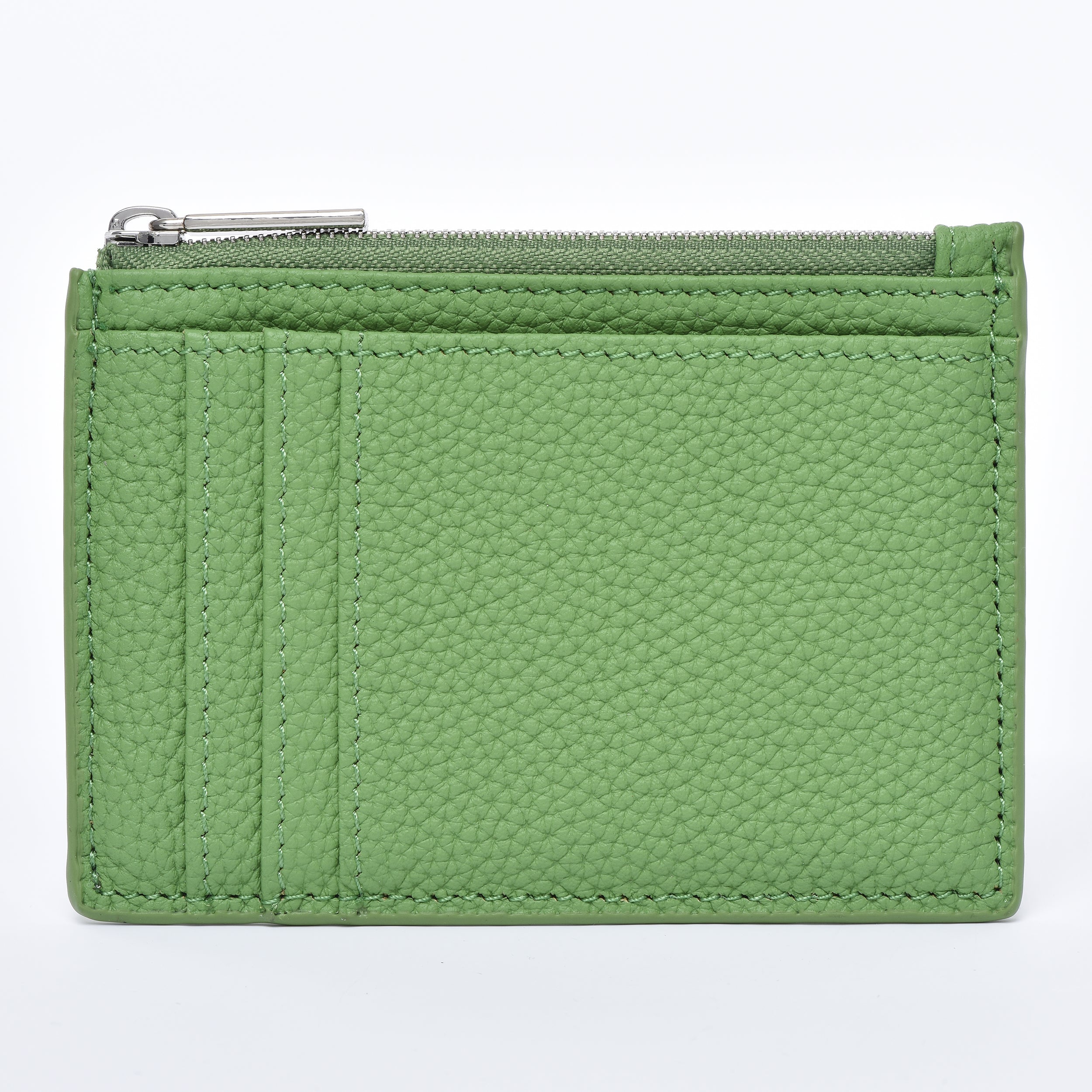 Togo Leather Zipped Card Holder Coin case