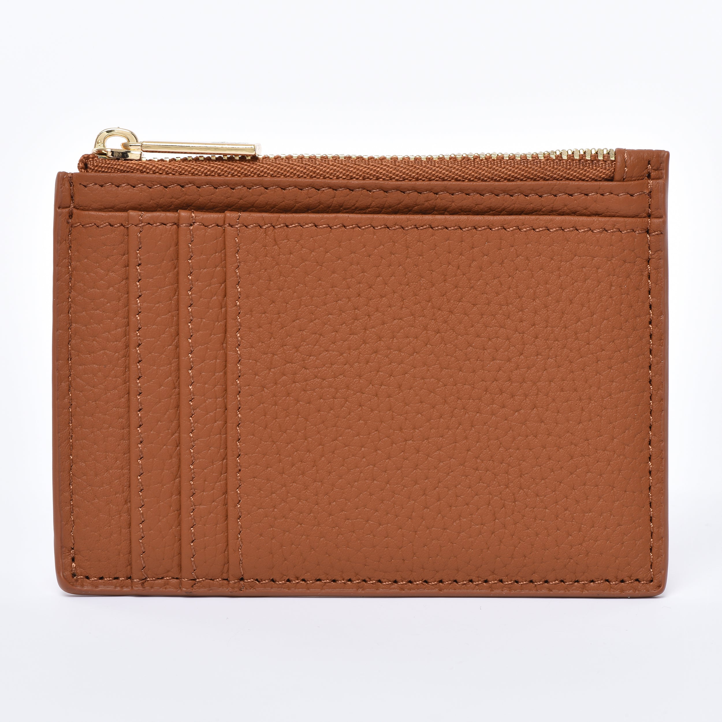 Togo Leather Zipped Card Holder Coin case