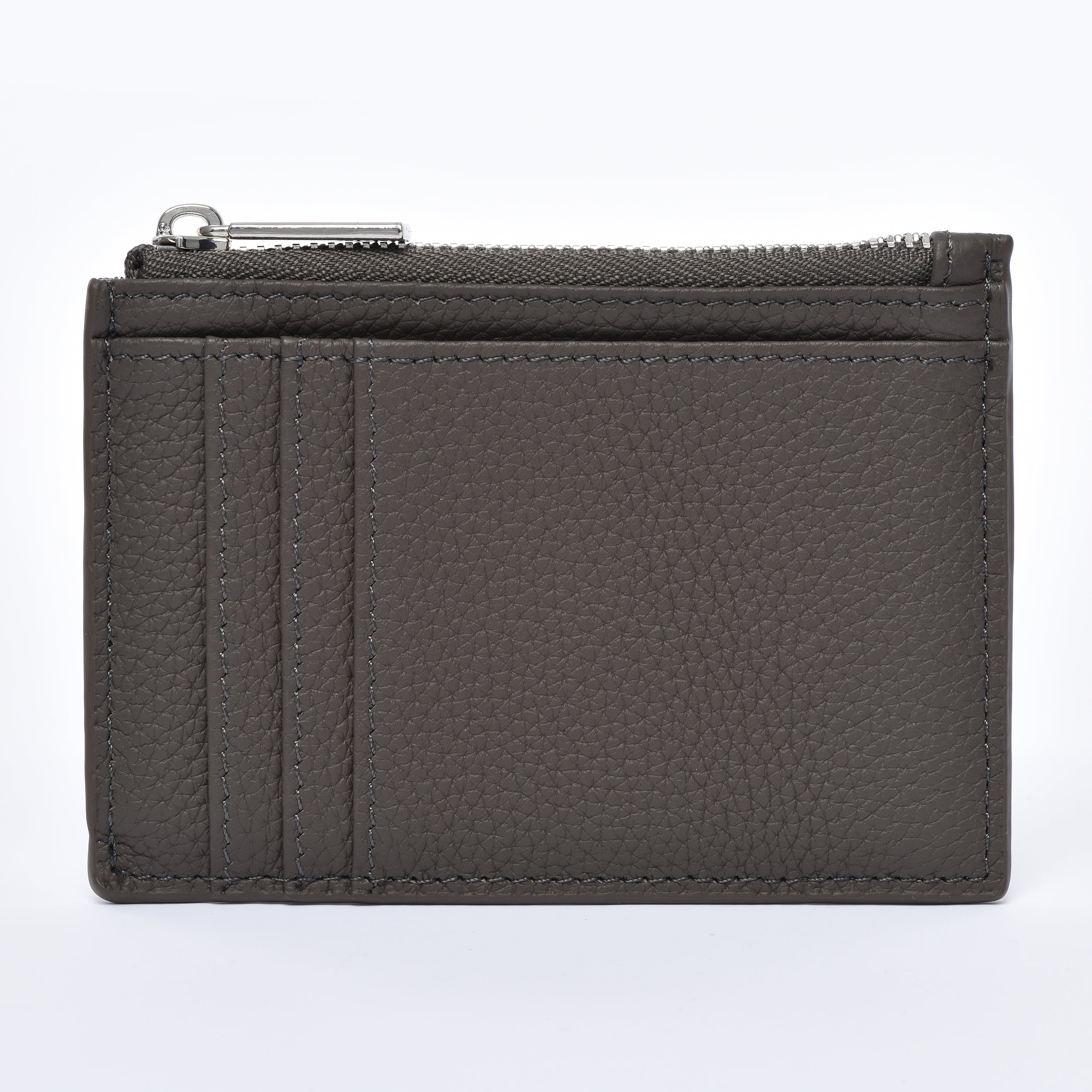 Togo Leather Zipped Card Holder Coin case