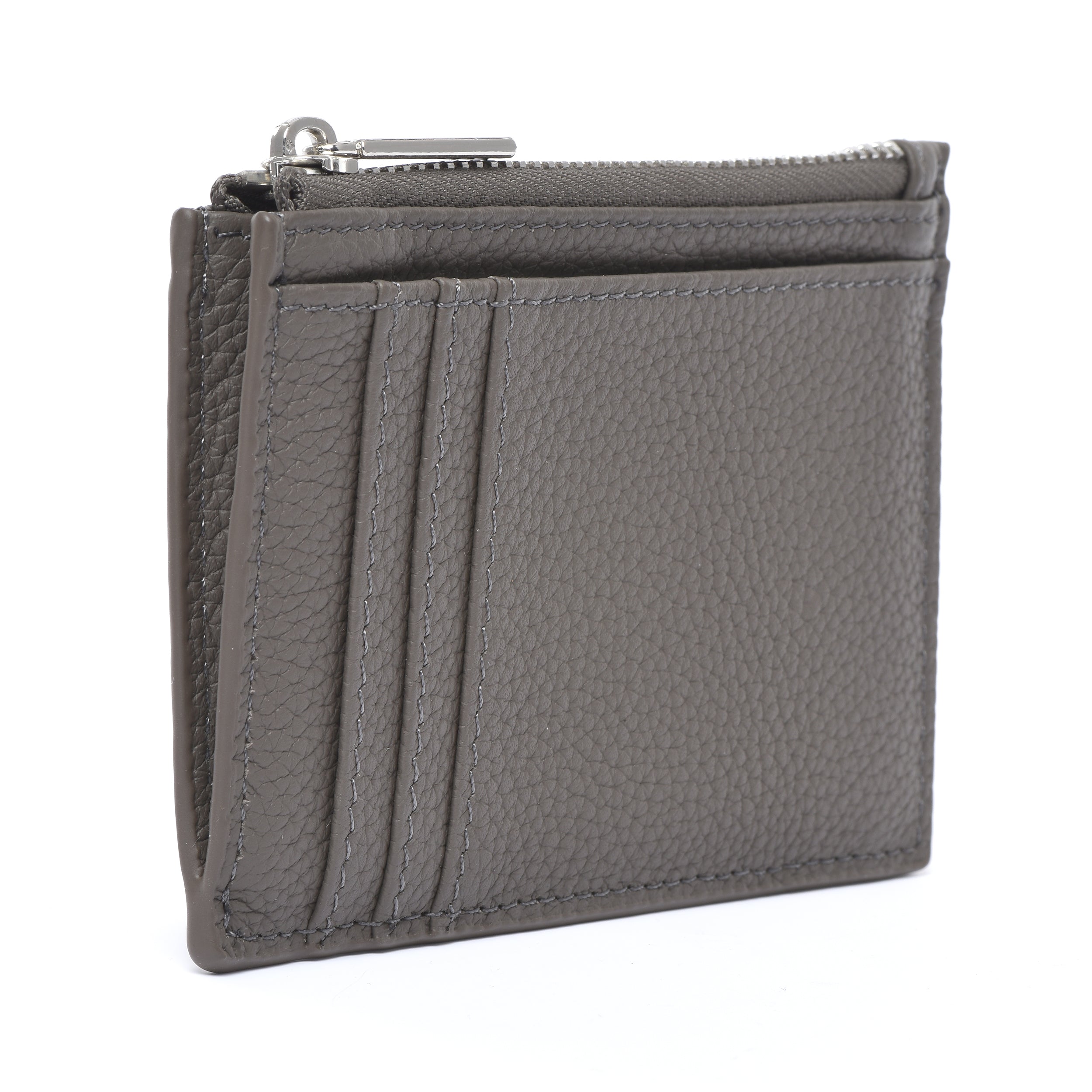 Togo Leather Zipped Card Holder Coin case