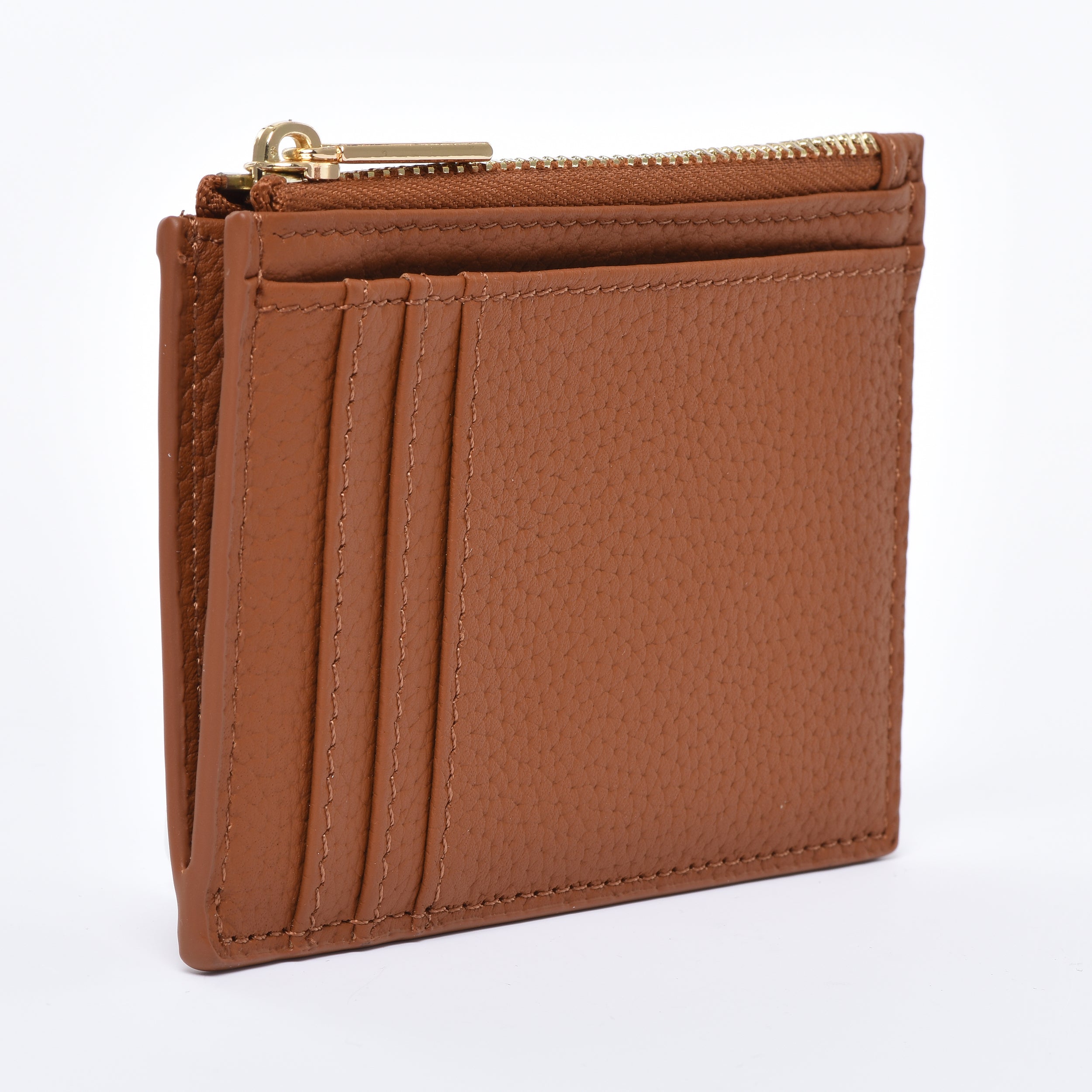 Togo Leather Zipped Card Holder Coin case