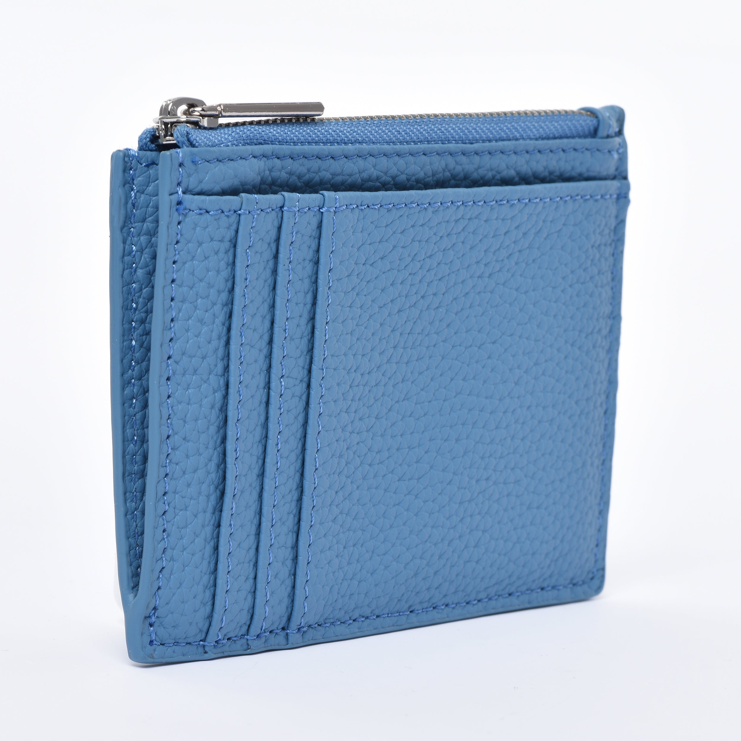 Togo Leather Zipped Card Holder Coin case