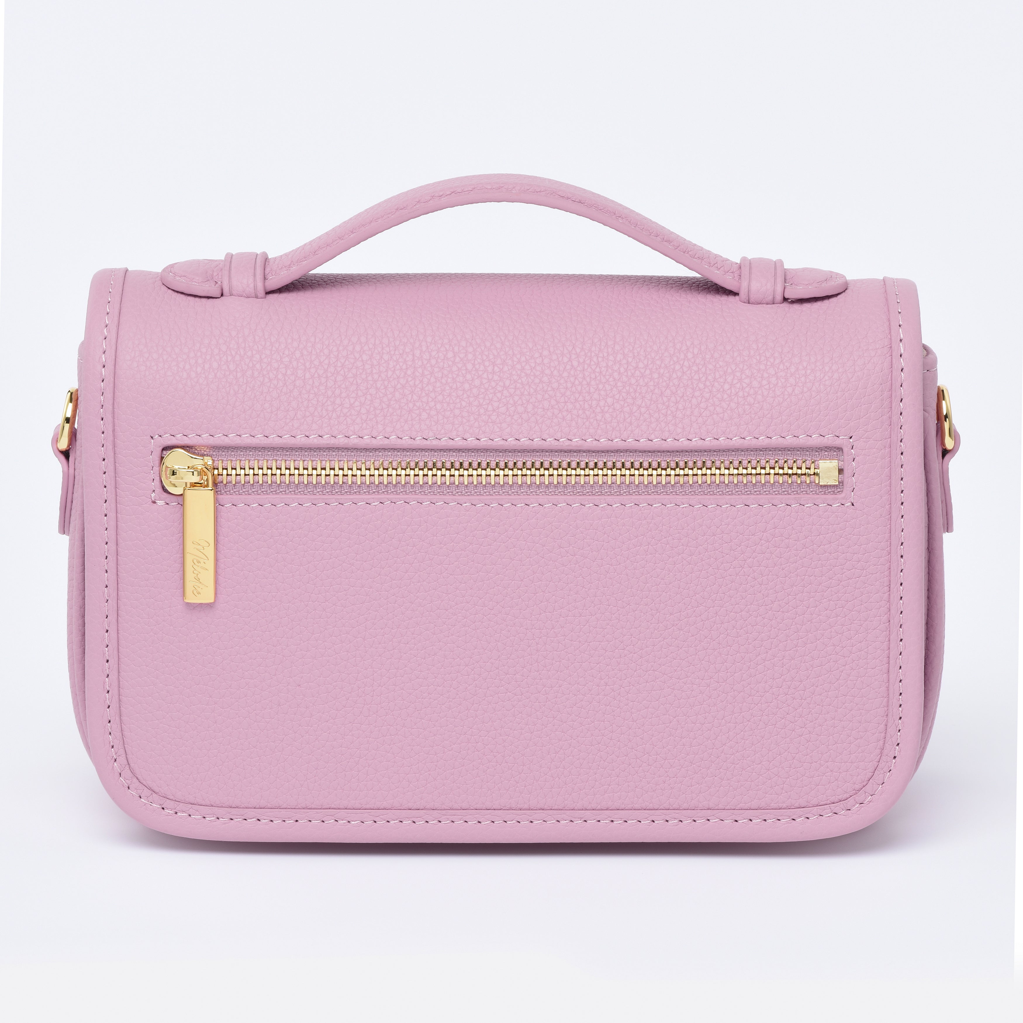 PRE ORDER - Dusty Pink - "Le Petit Paris15" Crossbody bag - Gold Hardware