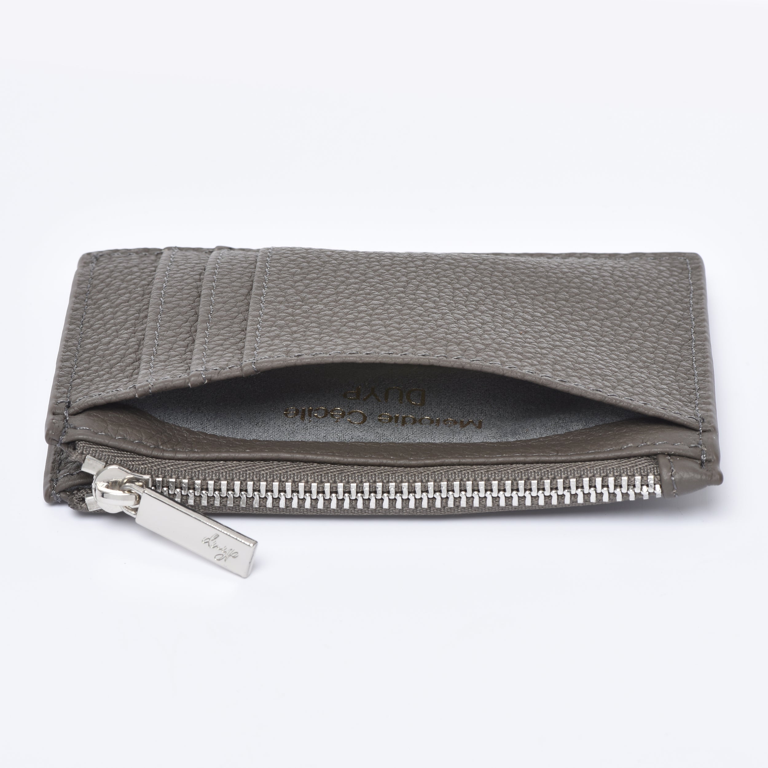 Togo Leather Zipped Card Holder Coin case