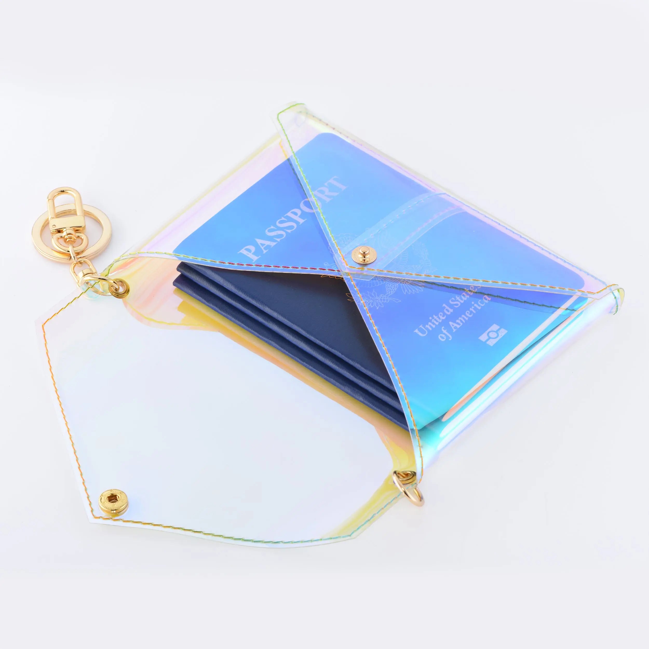 Transparent TPU Edition - Medium envelope - Passport size - Crossbody chain dressupyourpurse