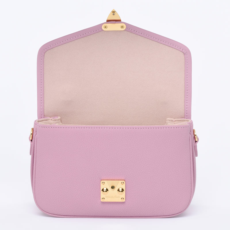 PRE ORDER - Dusty Pink - "Le Petit Paris15" Crossbody bag - Gold Hardware