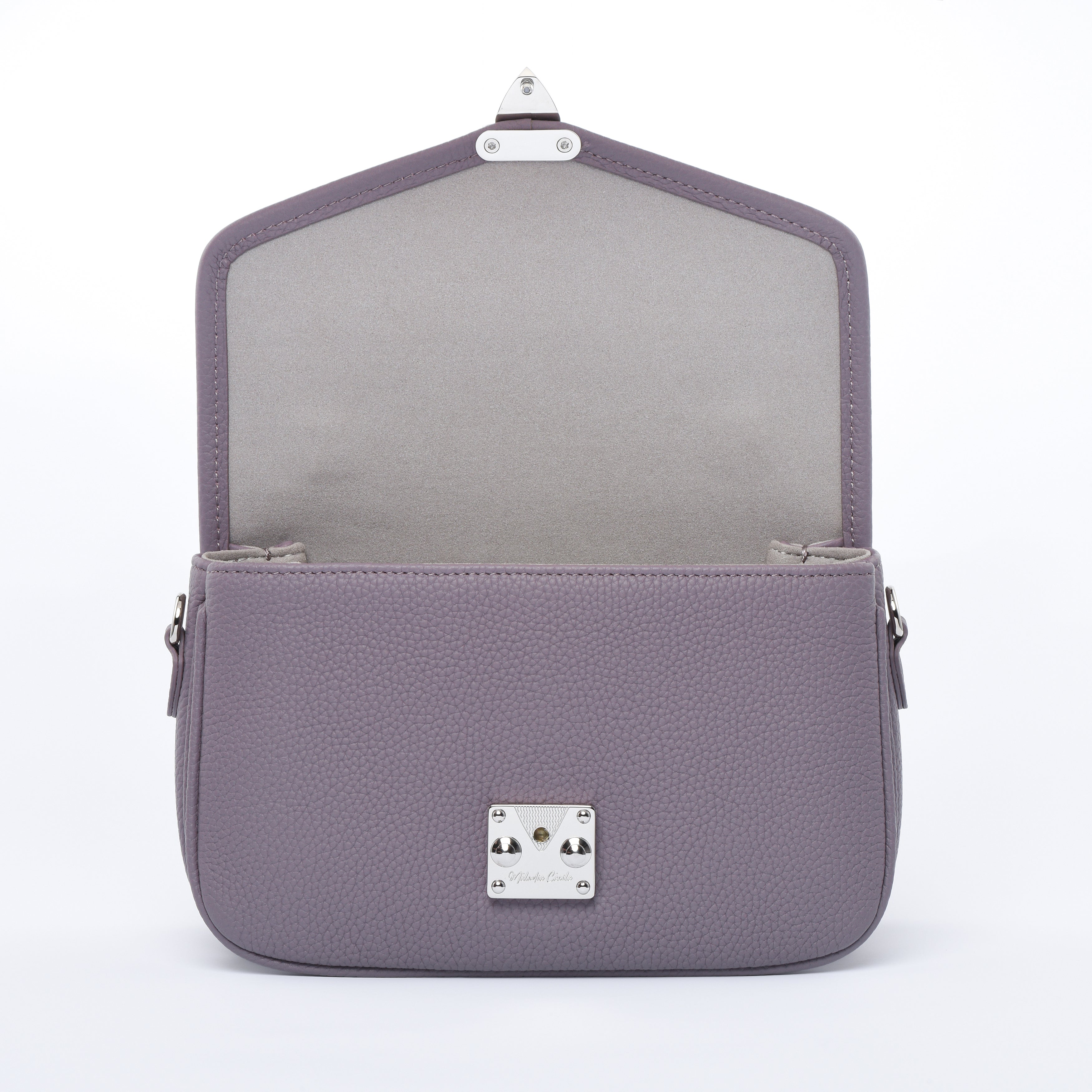 PRE ORDER Lavender - "Le Petit Paris15" Crossbody bag - Silver Hardware