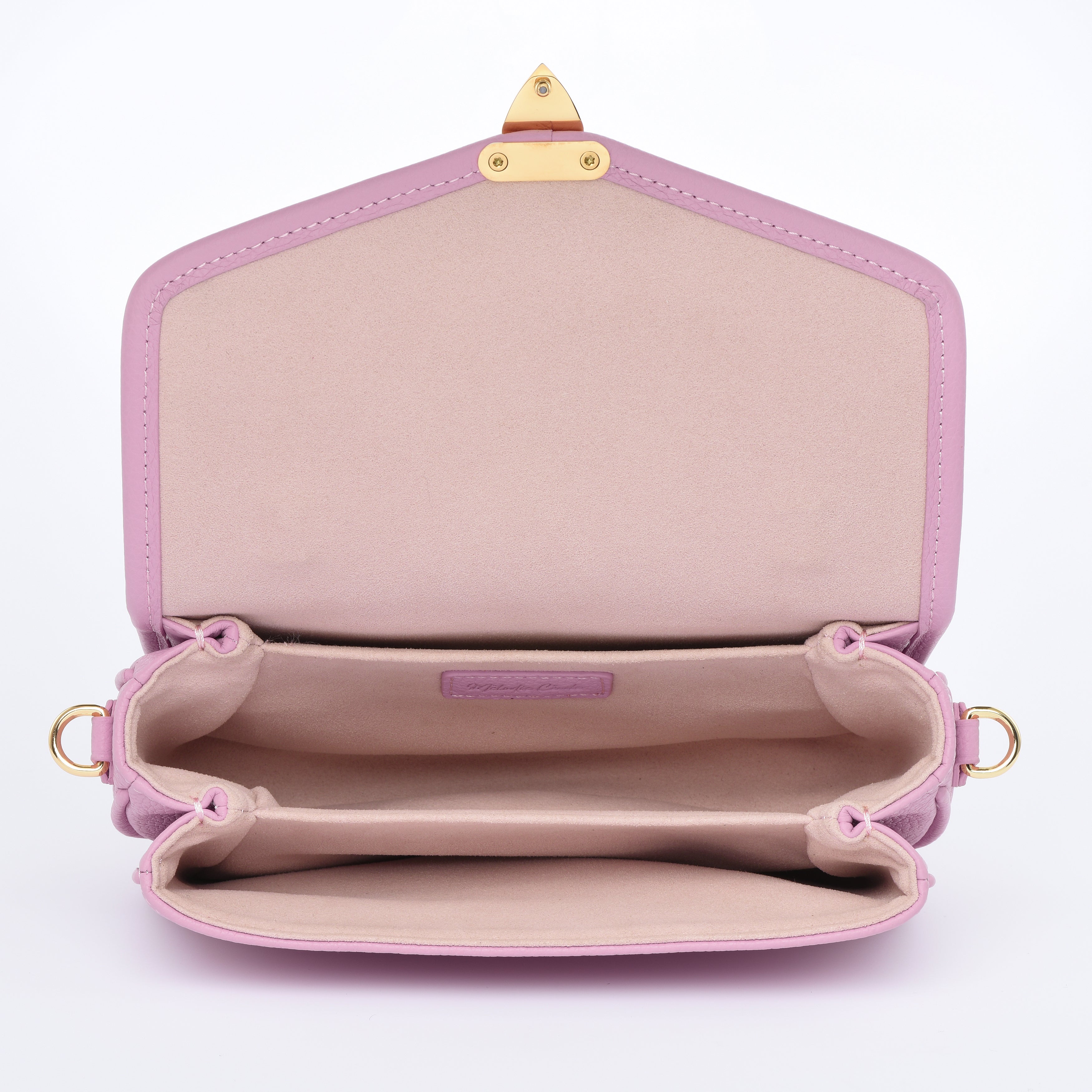 Dusty Pink - "Le Petit Paris15" Crossbody bag - Gold Hardware