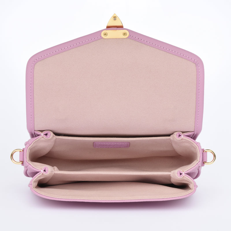 PRE ORDER - Dusty Pink - "Le Petit Paris15" Crossbody bag - Gold Hardware