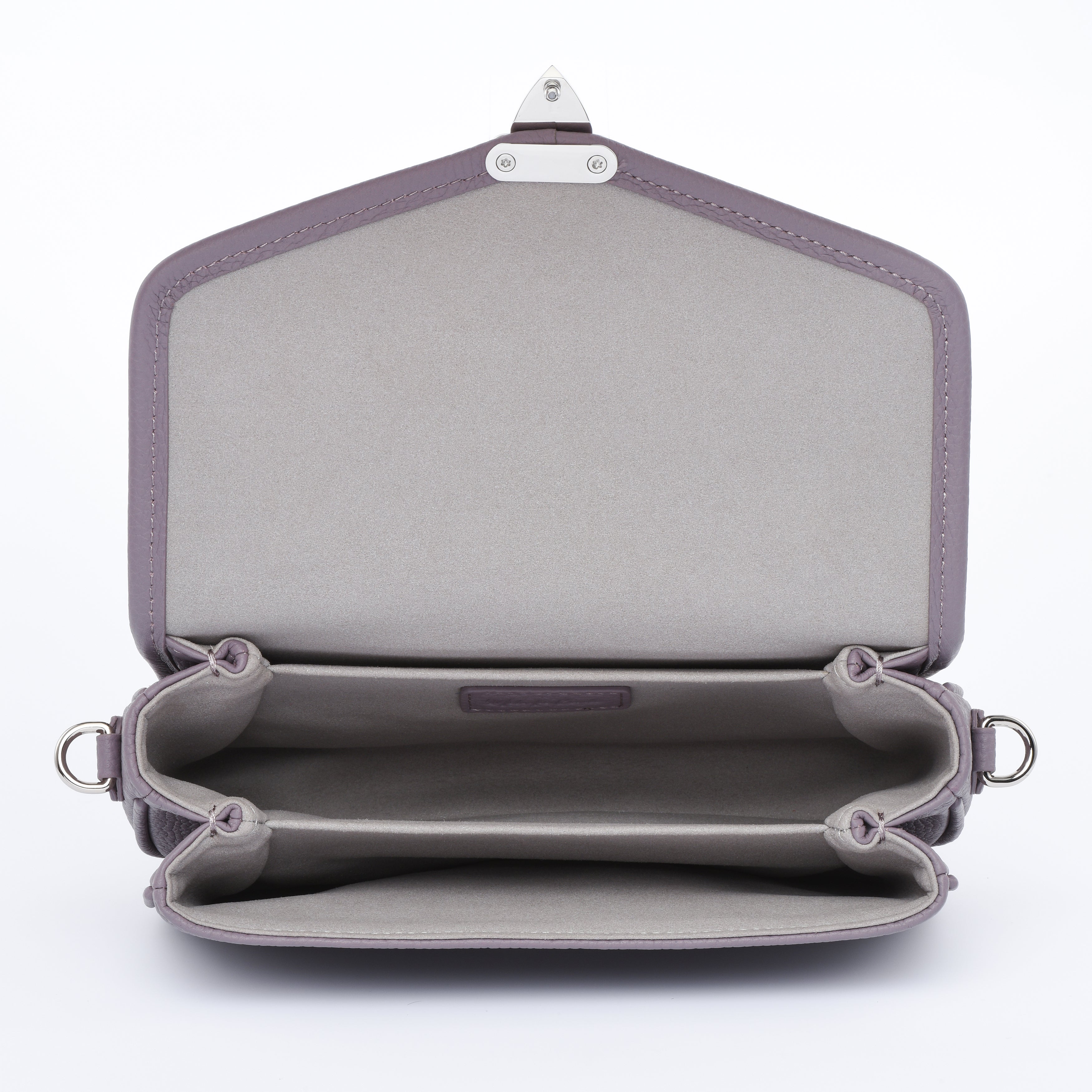 PRE ORDER Lavender - "Le Petit Paris15" Crossbody bag - Silver Hardware