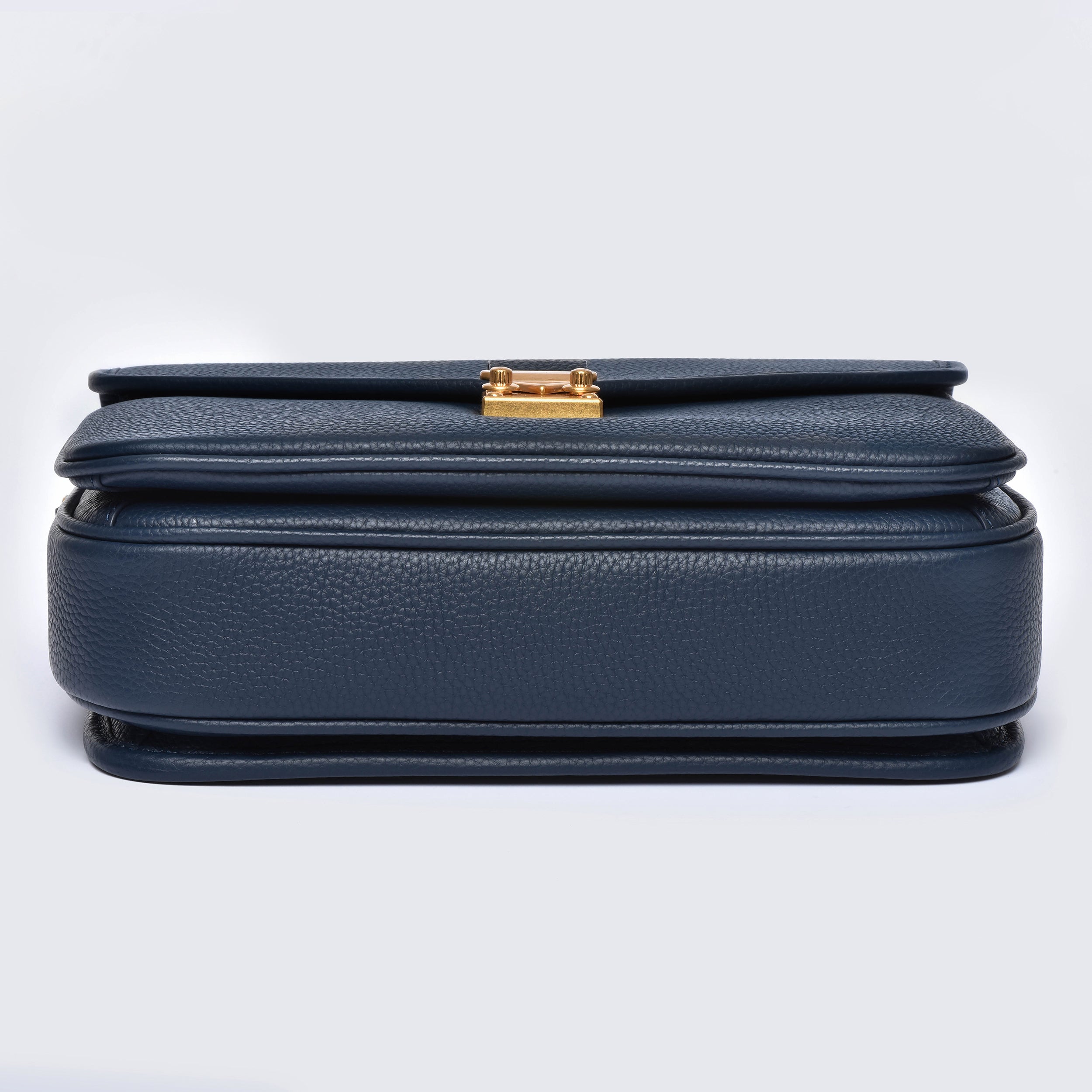 PRE ORDER "Navy" Togo Leather - "Paris15" Satchel Crossbody bag