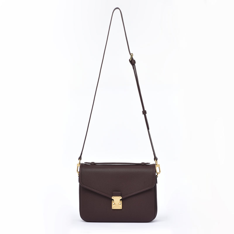 PRE ORDER "CHOCOLATE BROWN" - Paris 15 Satchel Crossbody bag (New Version)