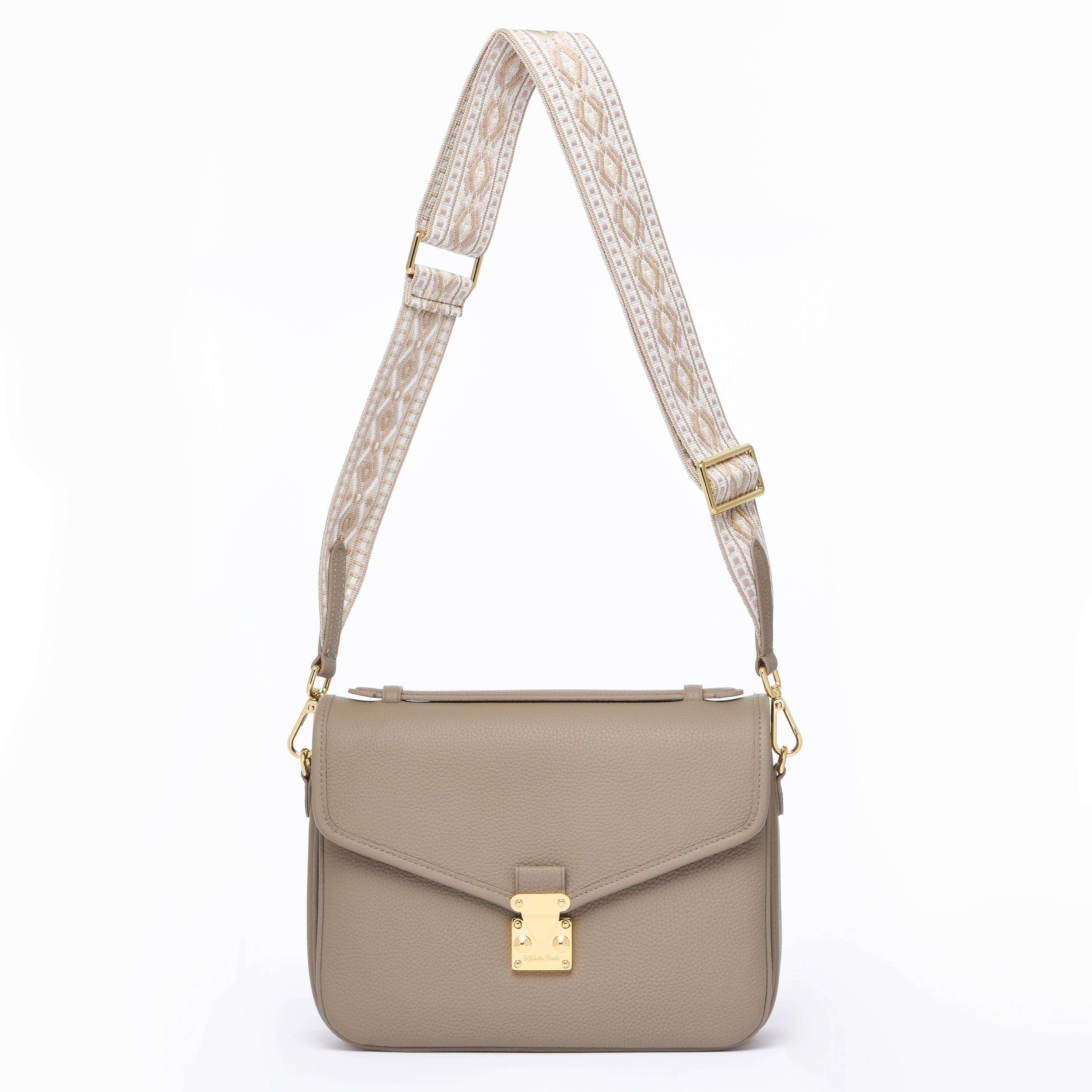 TAUPE - "Paris 15" Satchel Crossbody bag - DUYP X AARYN MLC