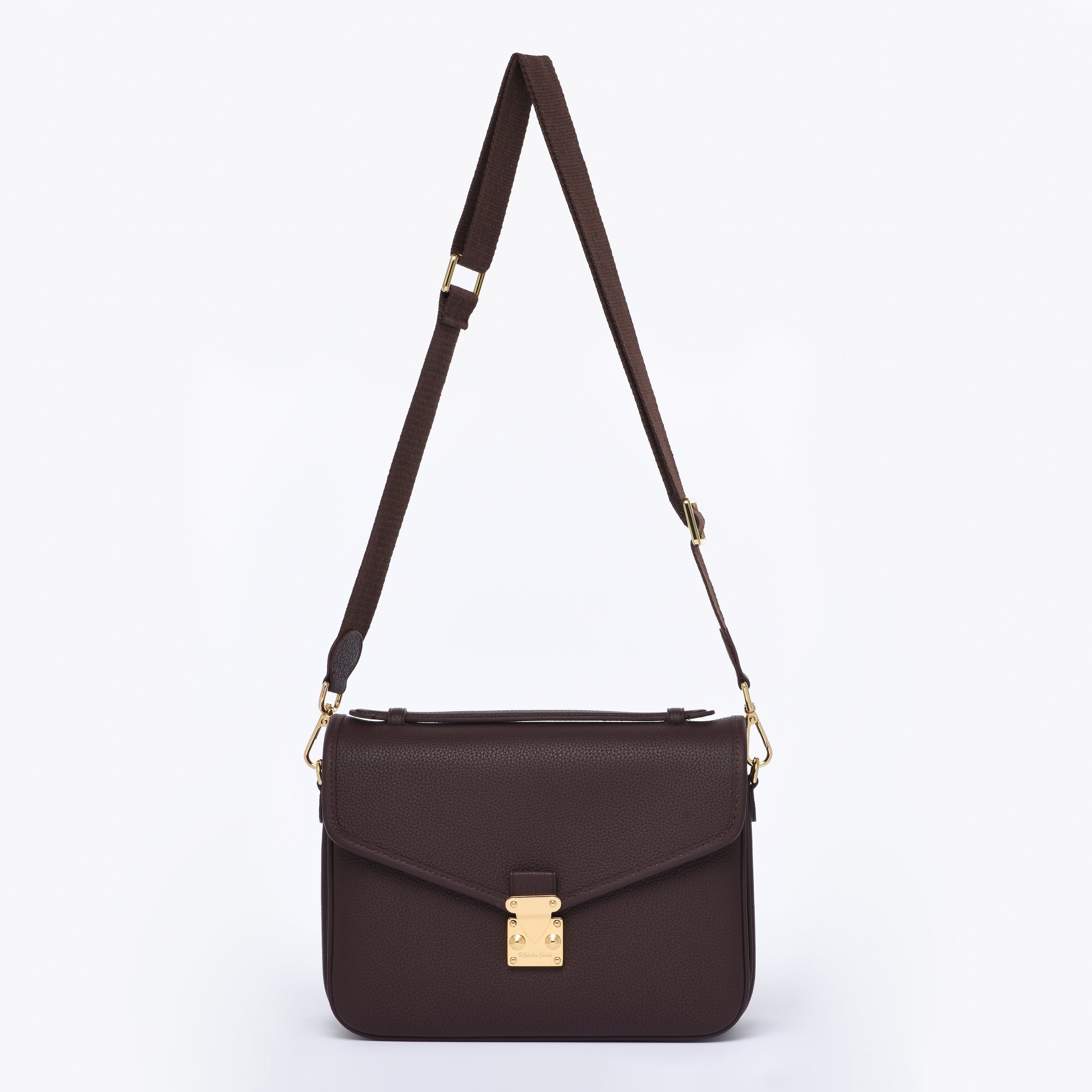 PRE ORDER "CHOCOLATE BROWN" - Paris 15 Satchel Crossbody bag (New Version)