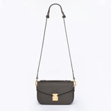 PRE ORDER Graphite Grey - "Le Petit Paris15" Crossbody bag - Gold Hardware