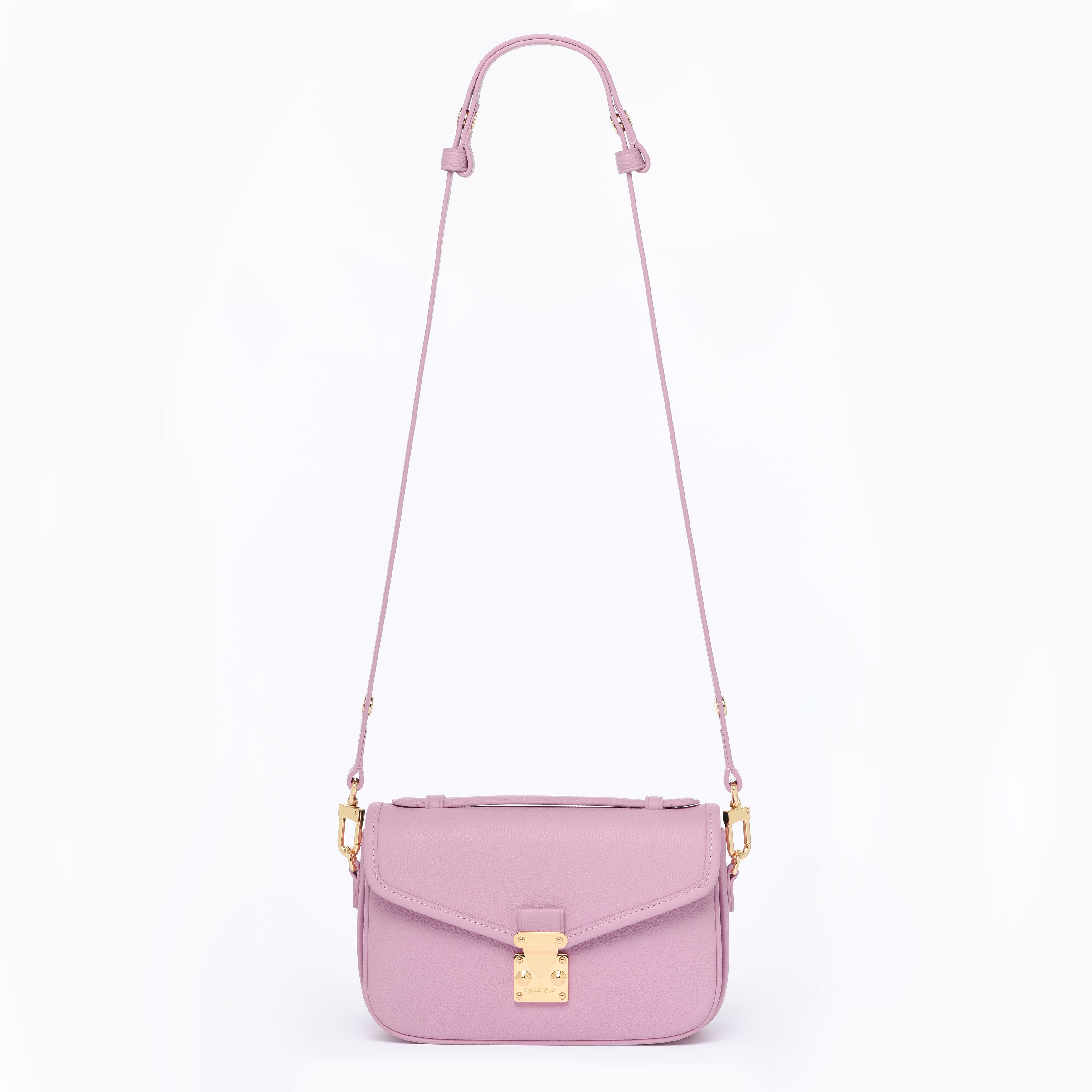 Dusty Pink - "Le Petit Paris15" Crossbody bag - Gold Hardware