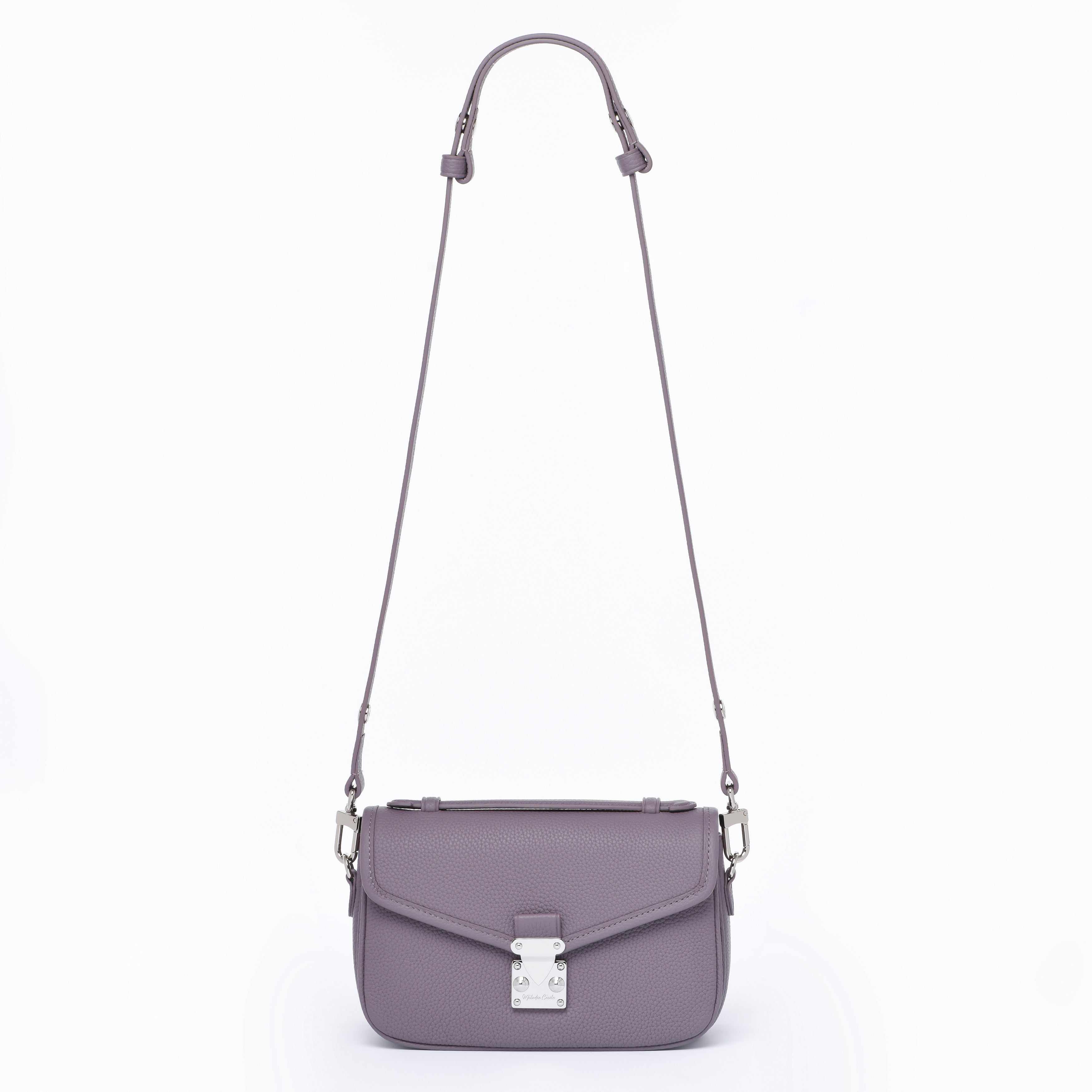 PRE ORDER Lavender - "Le Petit Paris15" Crossbody bag - Silver Hardware