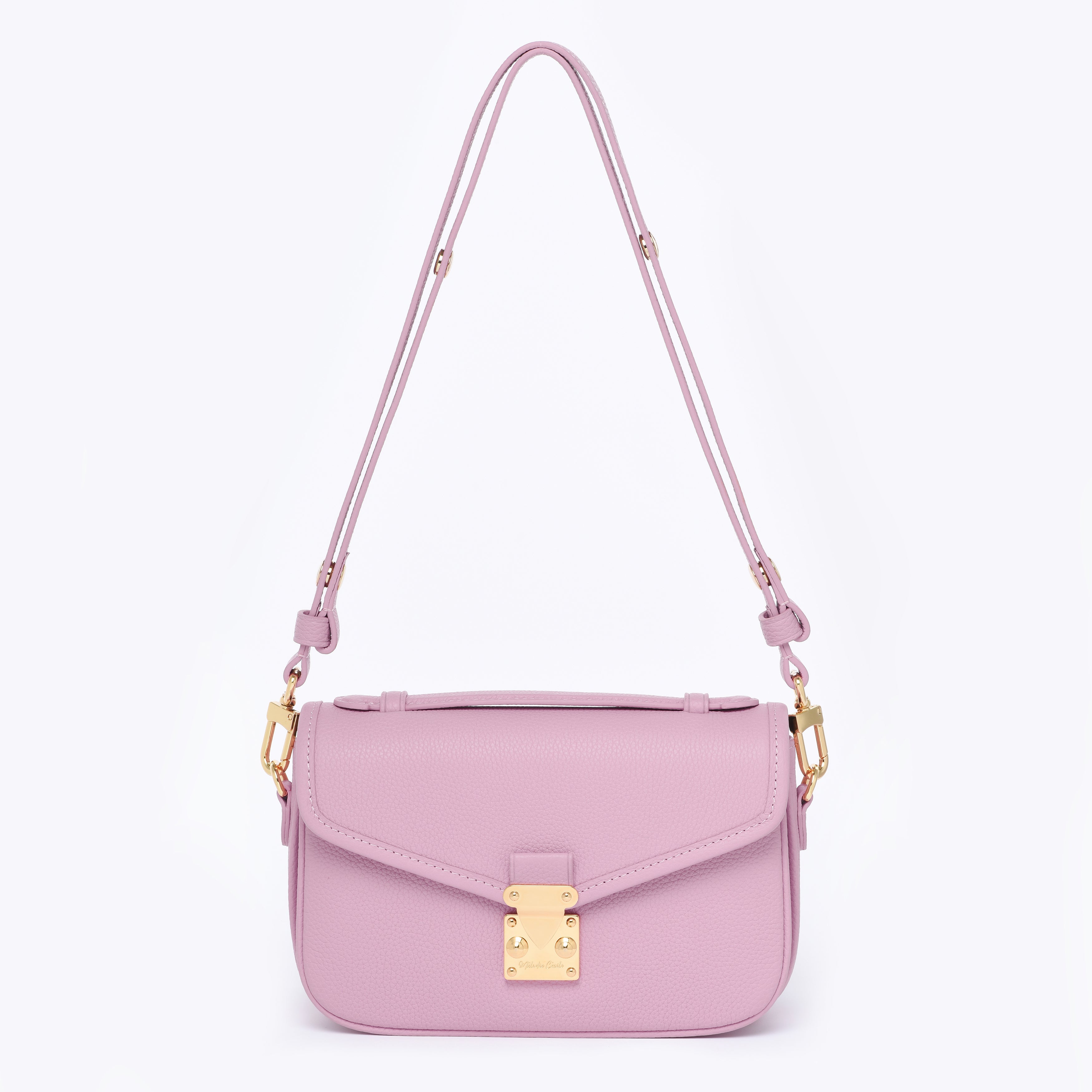 Dusty Pink - "Le Petit Paris15" Crossbody bag - Gold Hardware