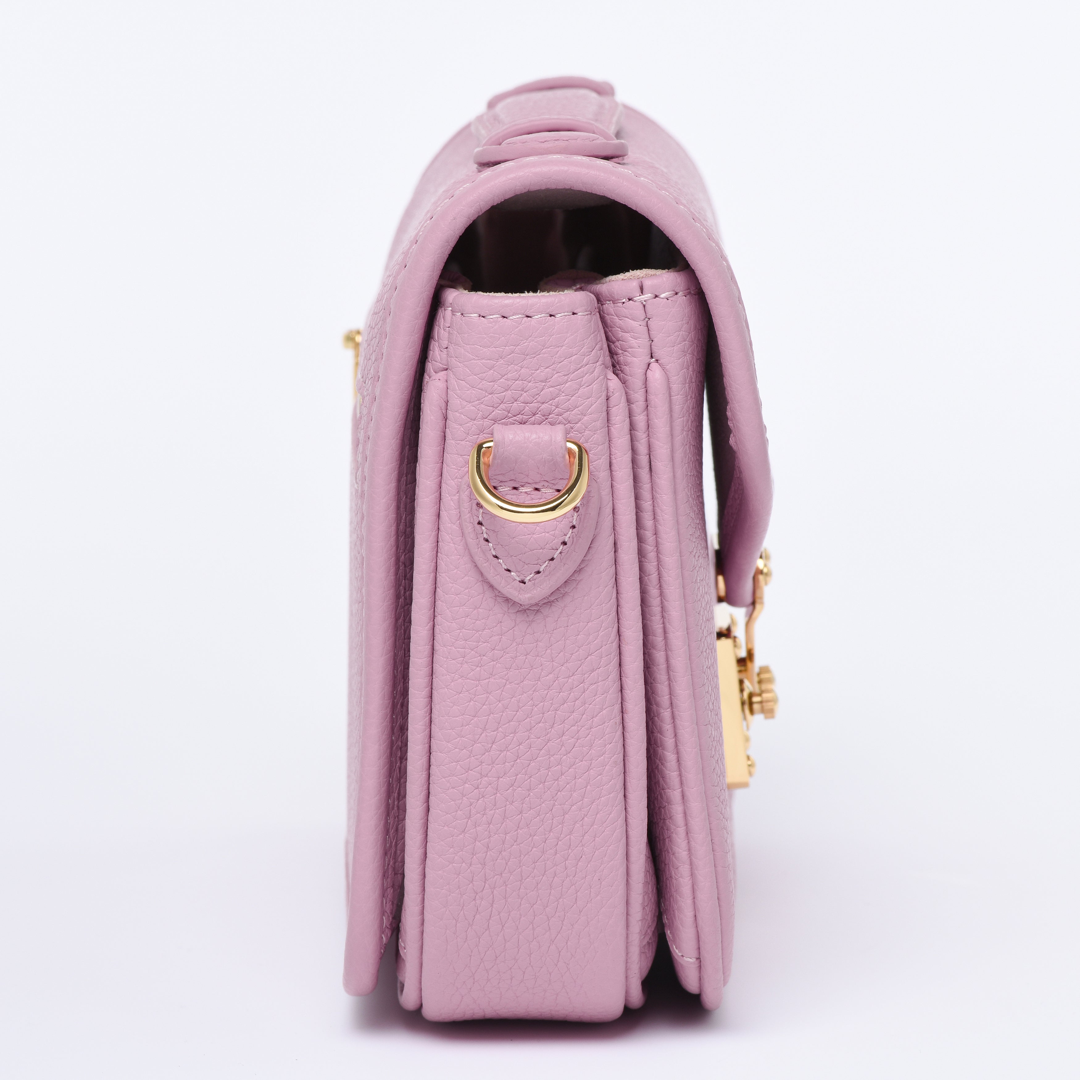 Dusty Pink - "Le Petit Paris15" Crossbody bag - Gold Hardware