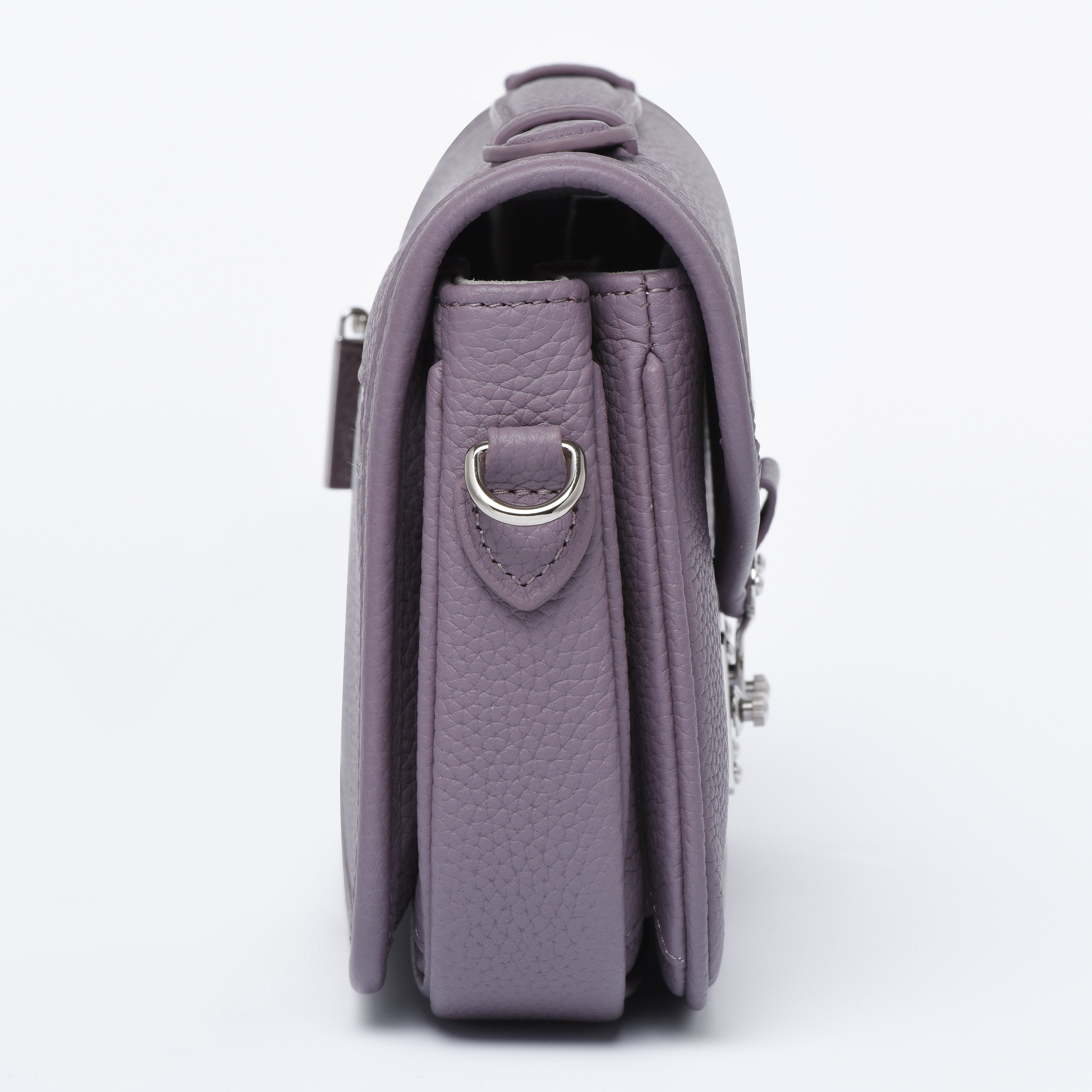 PRE ORDER Lavender - "Le Petit Paris15" Crossbody bag - Silver Hardware