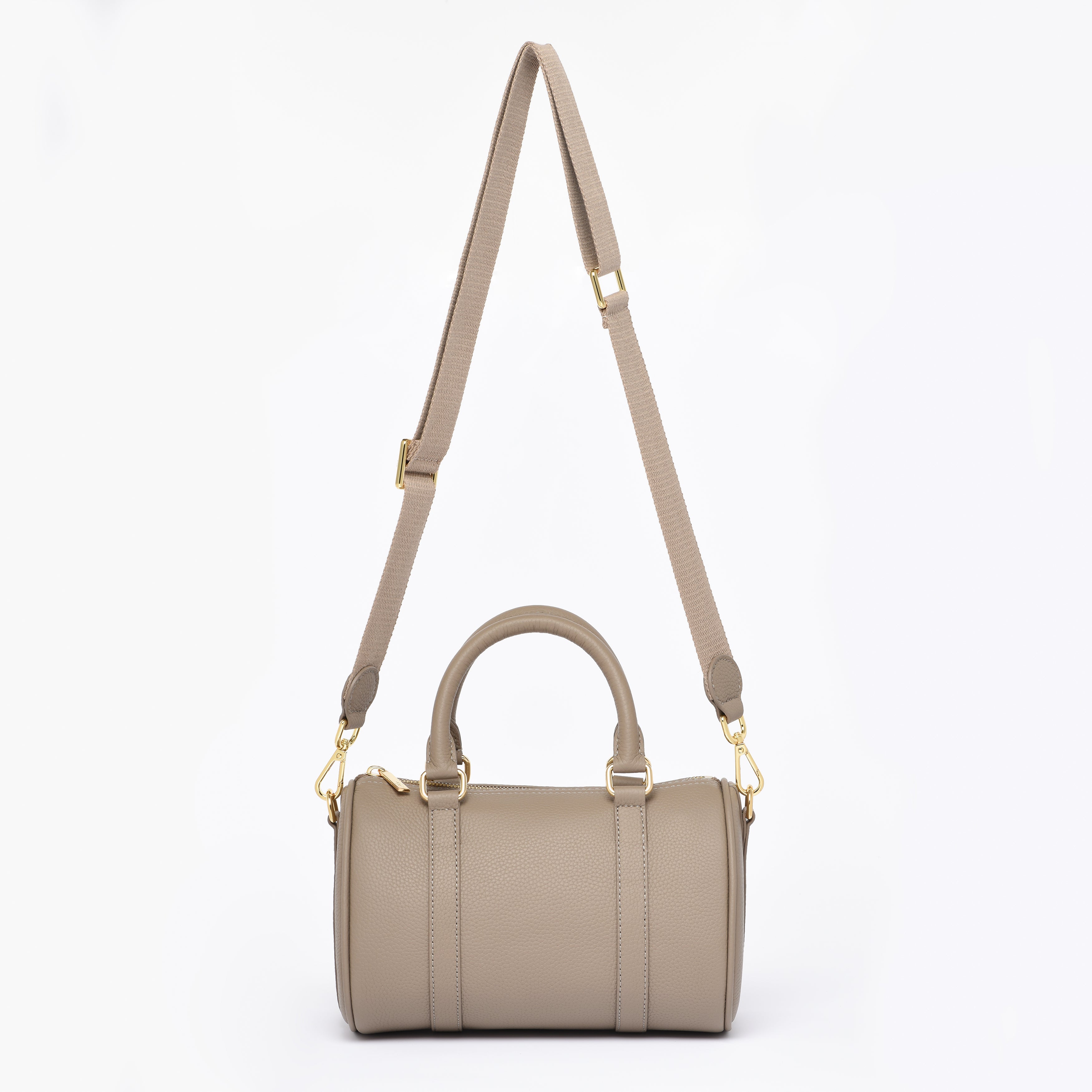 Newest The Desi, Mini Leather Bag Taupe