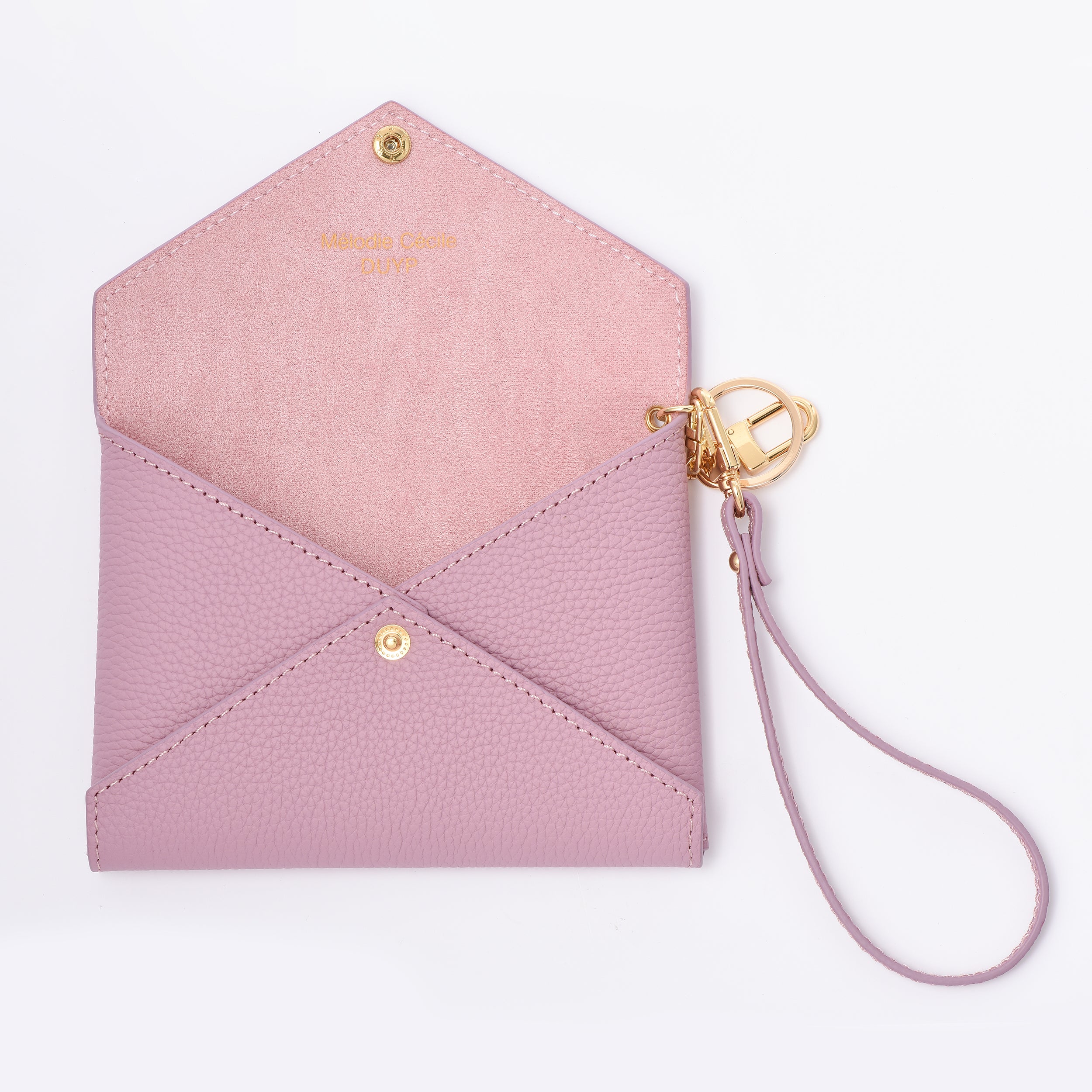 OUTLET Summer Collection Togo Leather Medium Size Envelope - Passport holder Clutch