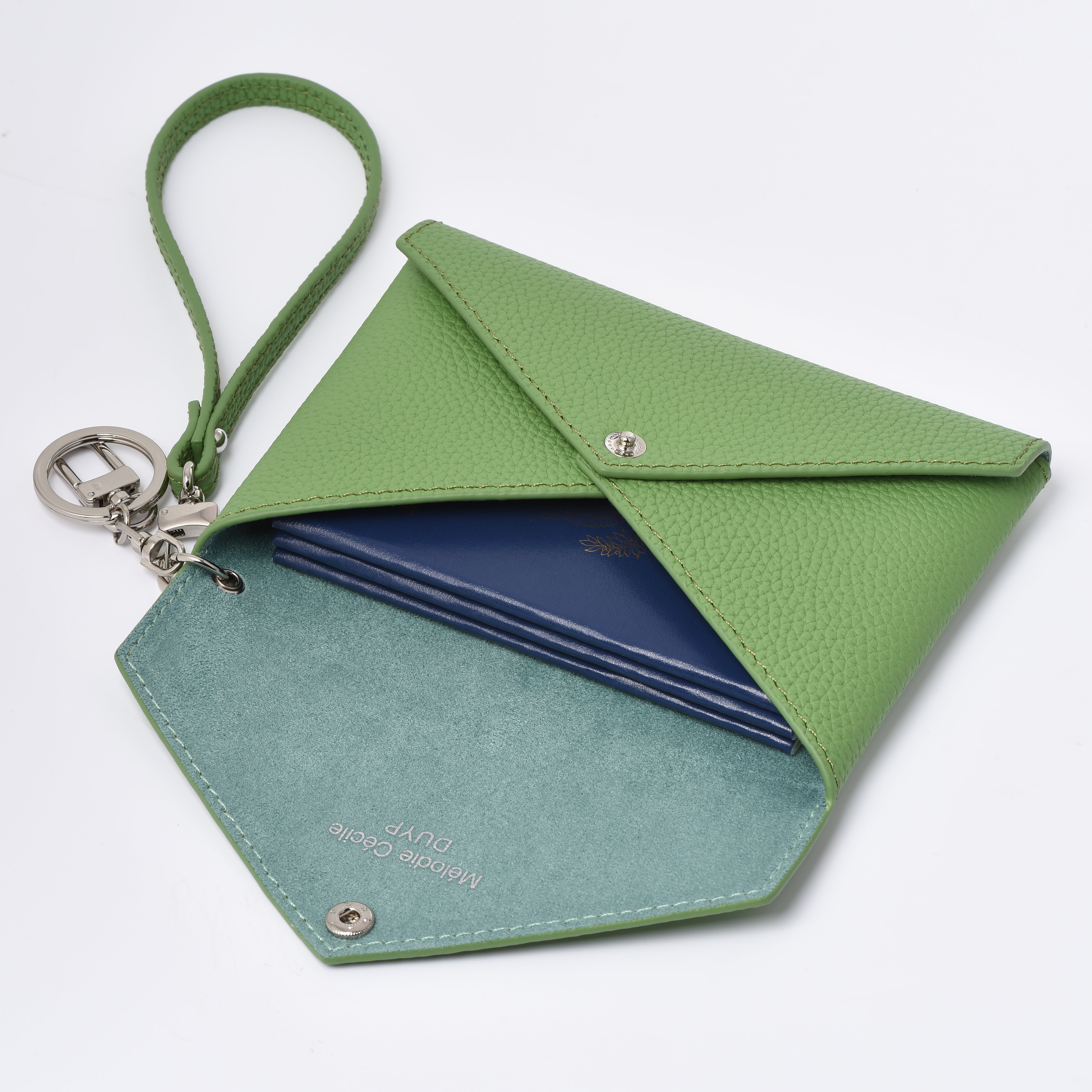 Summer Collection Togo Leather Medium Size Envelope - Passport holder Clutch