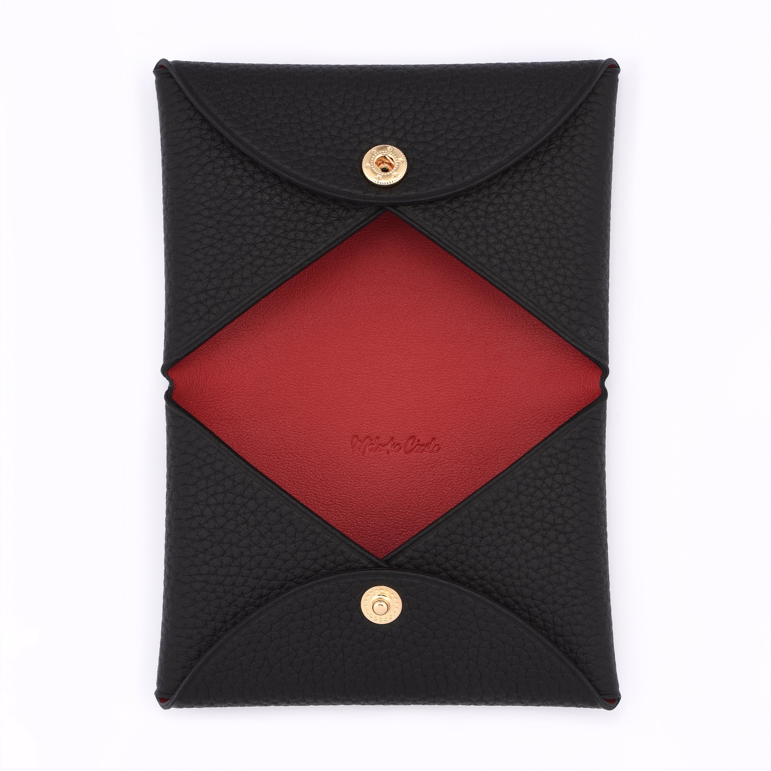 "CORSICA" LEATHER CARD HOLDER COMPACT WALLET - 8 COLORS