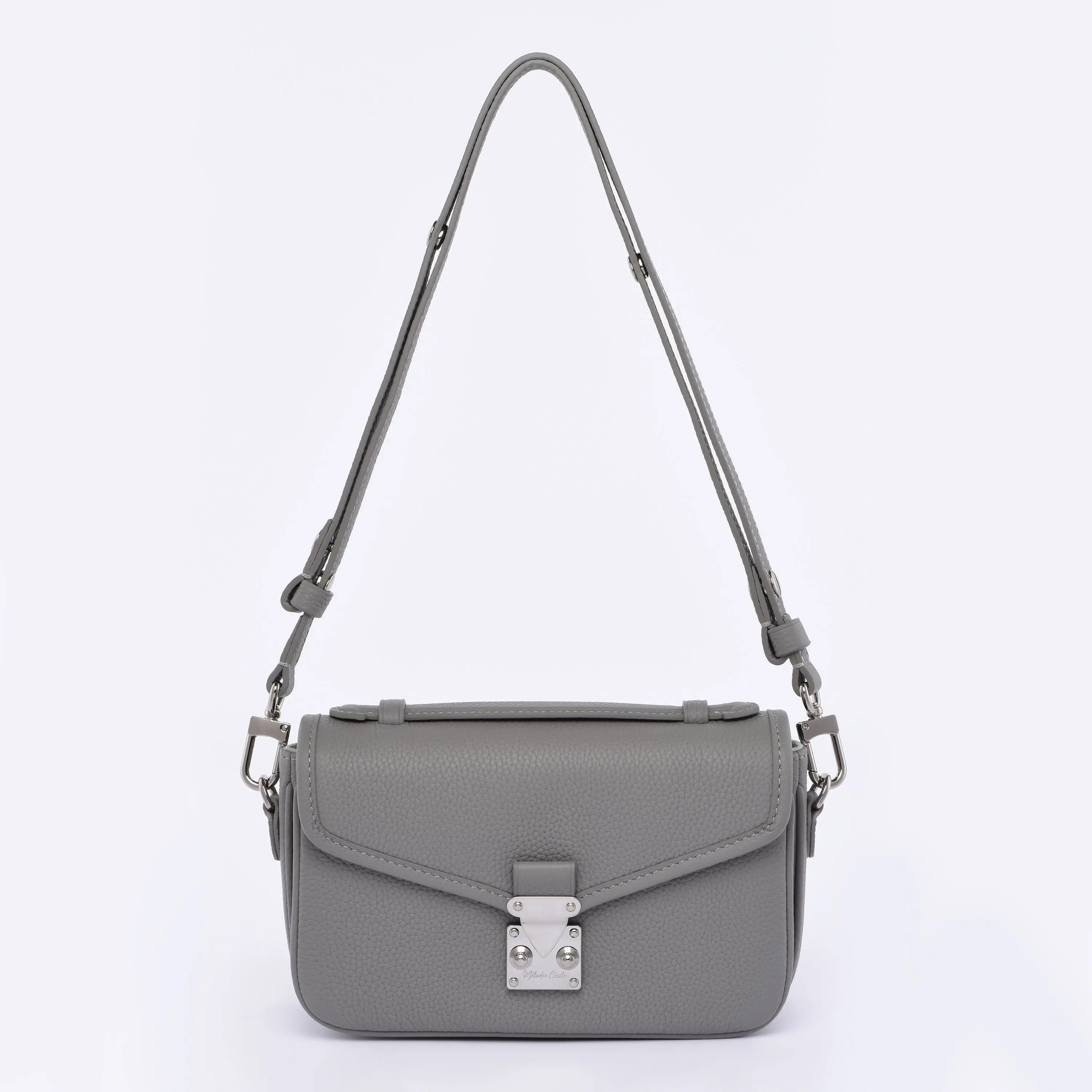 PETIT PARIS 15 - Crossbody bag - Pearl Grey / Silver Hardware dressupyourpurse