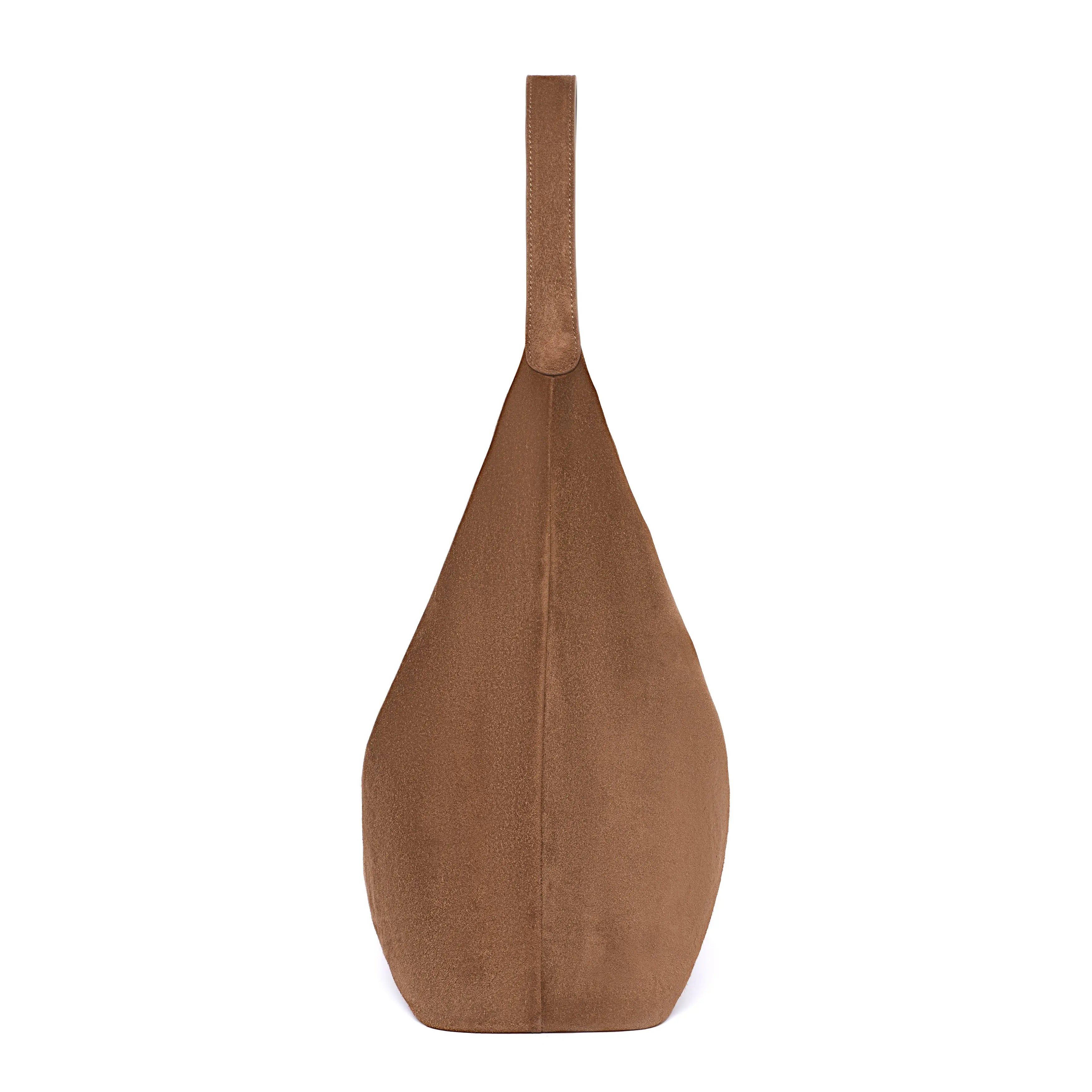 Pre Order - The Slouch Bag - Calf Suede Leather - Mocha dressupyourpurse