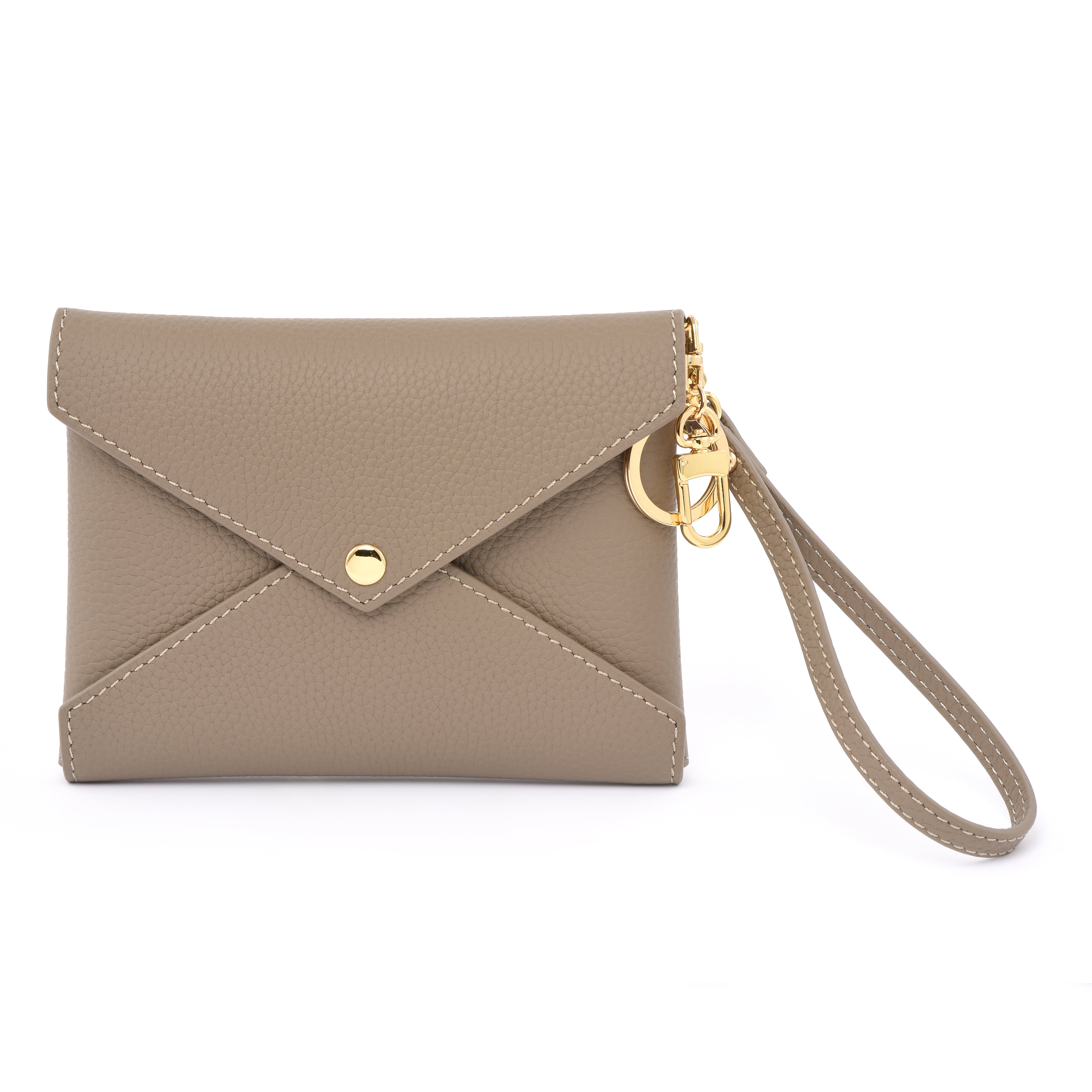 Togo Leather Medium Size Envelope - Passport holder Clutch