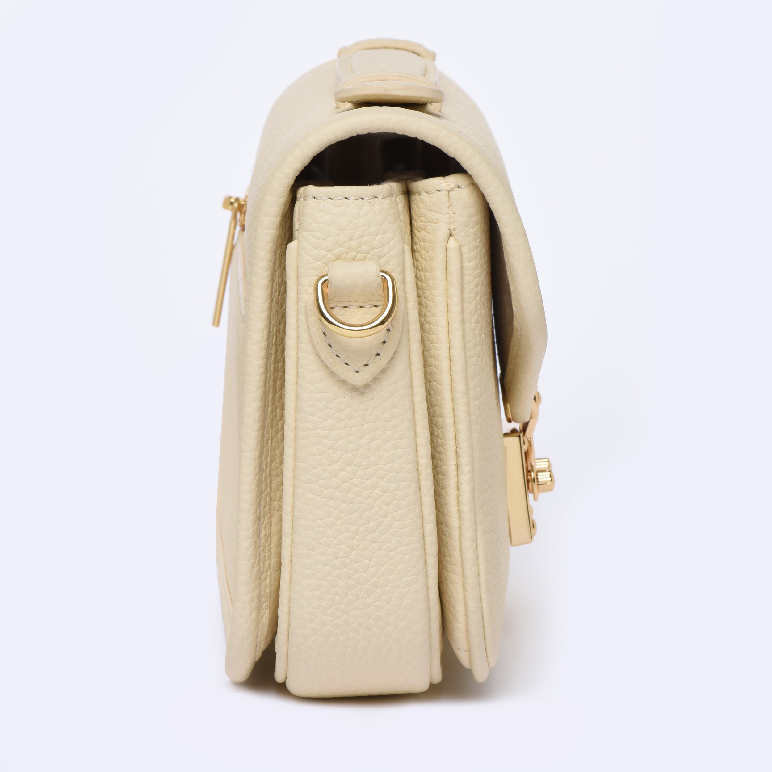 PRE ORDER Buttercream Togo Leather - "Le Petit Paris15" Crossbody bag