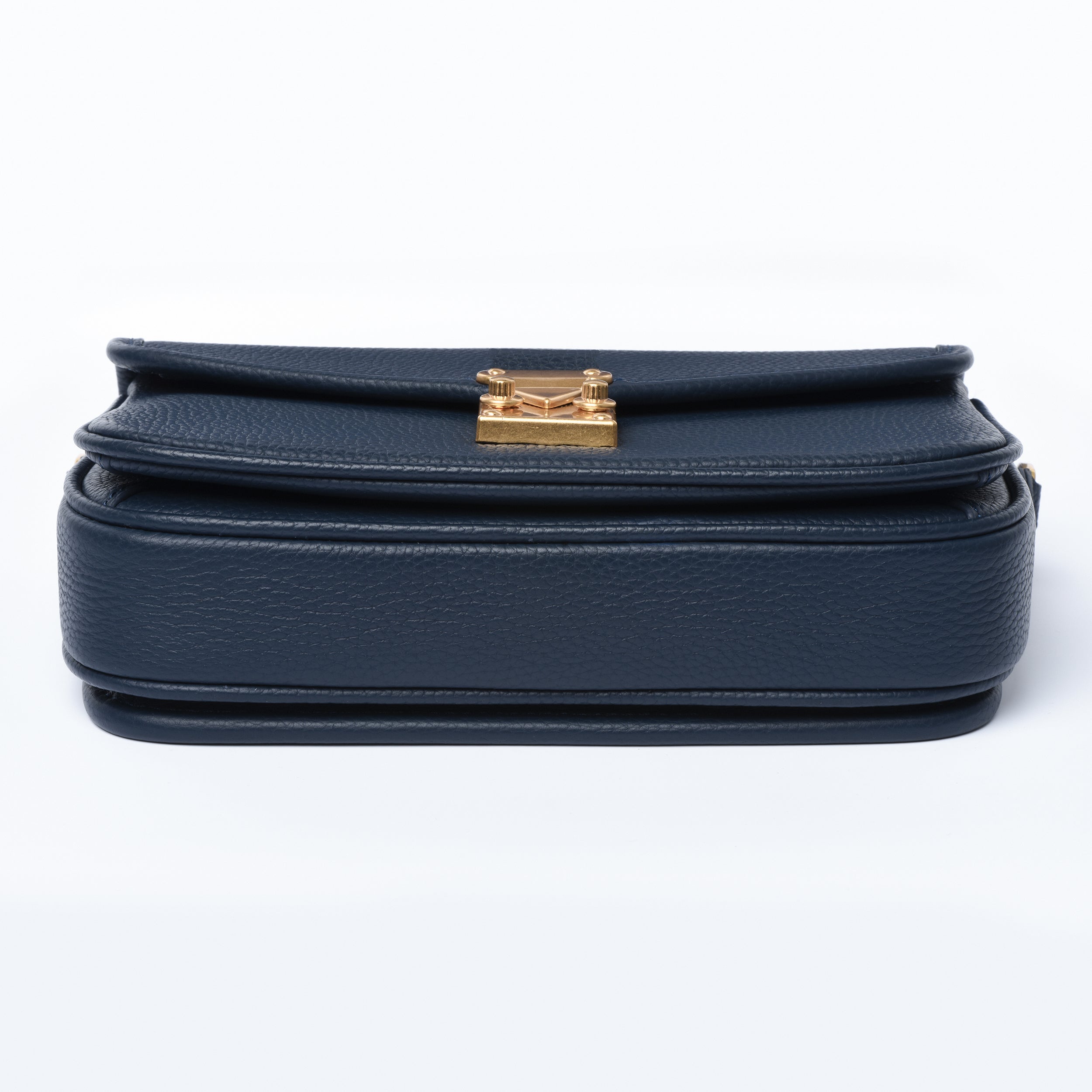 Navy Togo Leather - "Le Petit Paris15" Crossbody bag