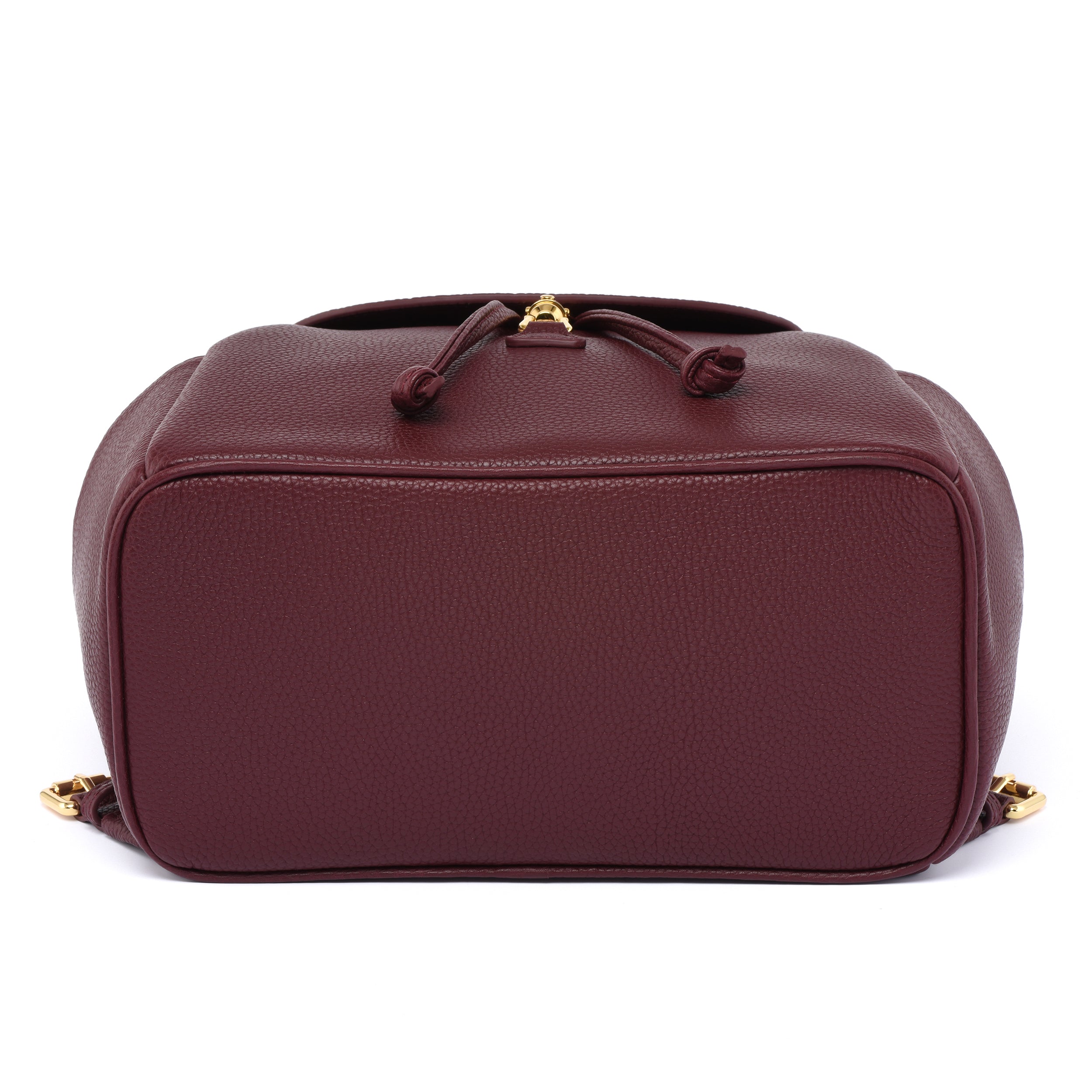 Luxury Backpack - Togo Leather - Burgundy dressupyourpurse