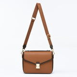 PRE ORDER - DUO Brown Leather - "Paris15" Satchel Crossbody bag