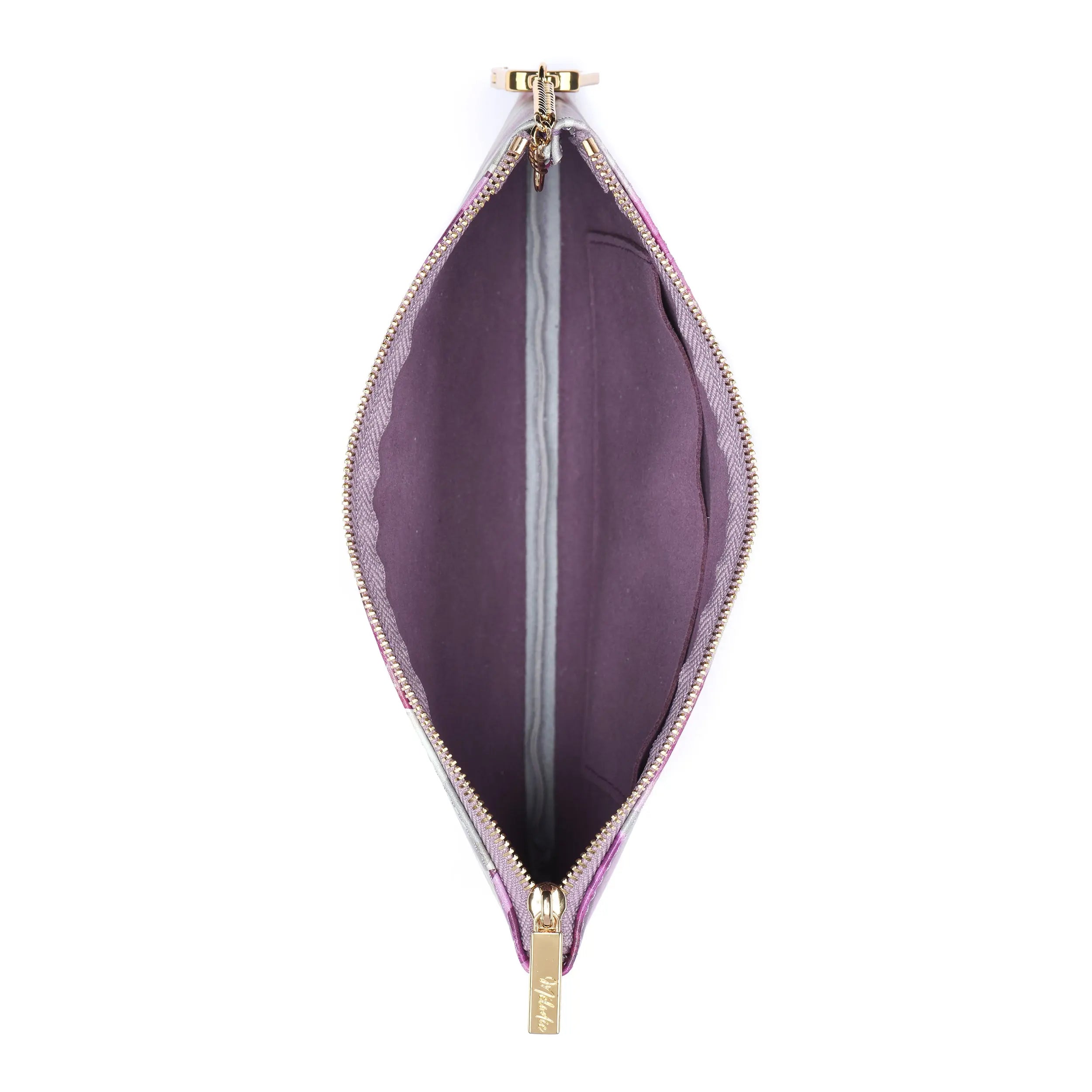 PEONIE COLLECTION - THE "M" CASE with key hook - Purple dressupyourpurse